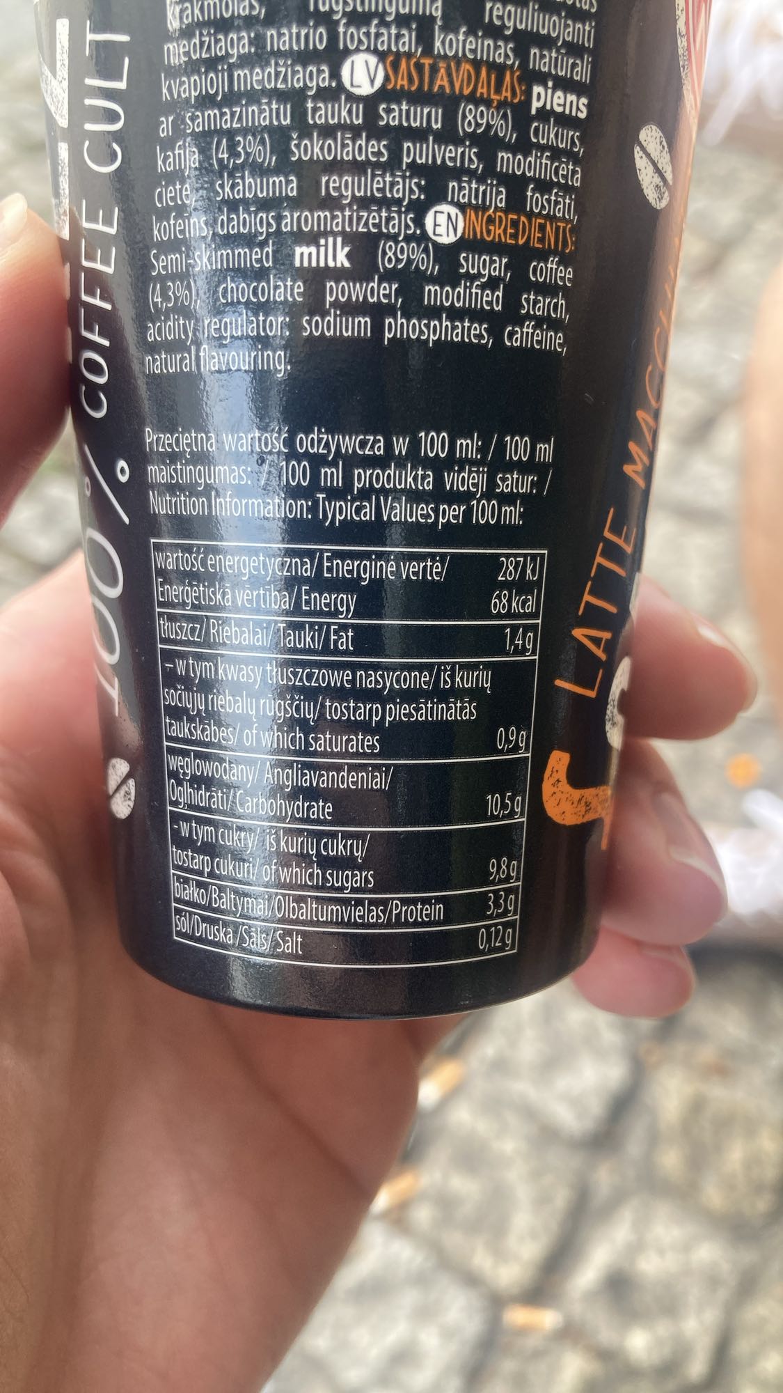 Iced Chocolate Latte