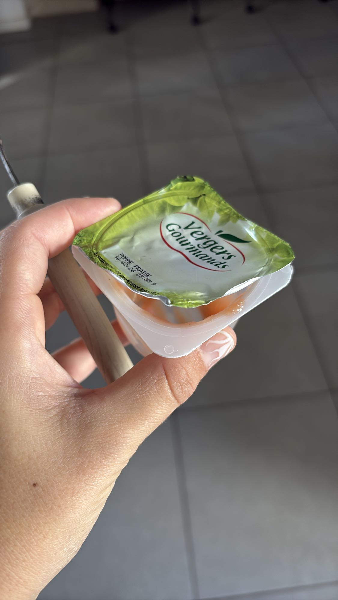 Compote pomme fraise