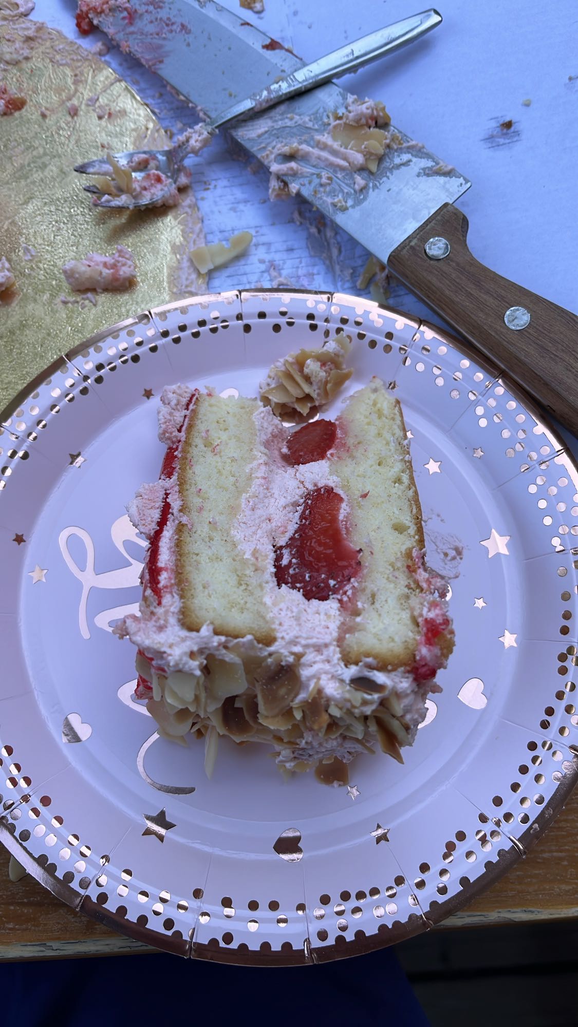 Gâteau à la fraise
