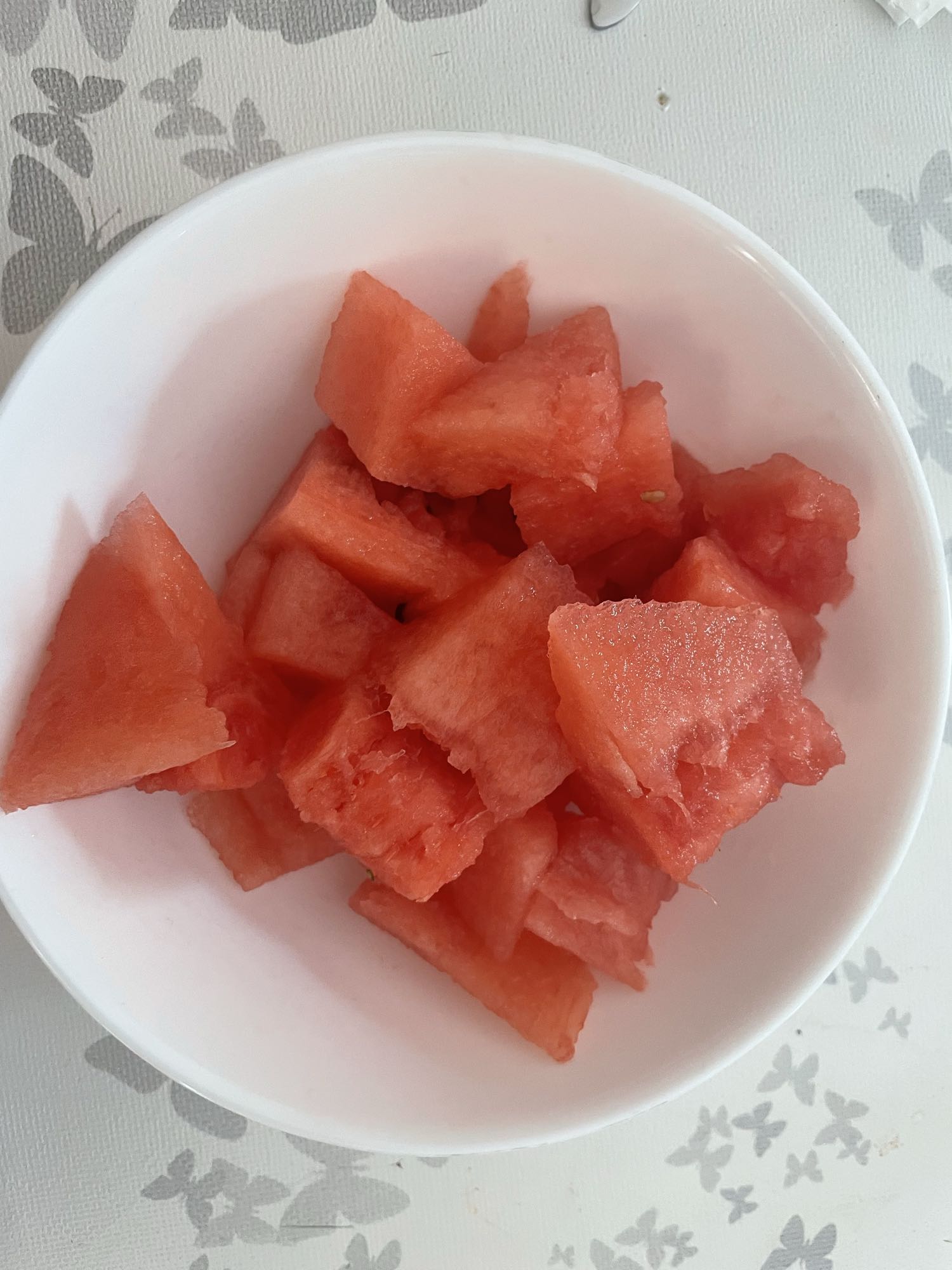 Wassermelonenwürfel