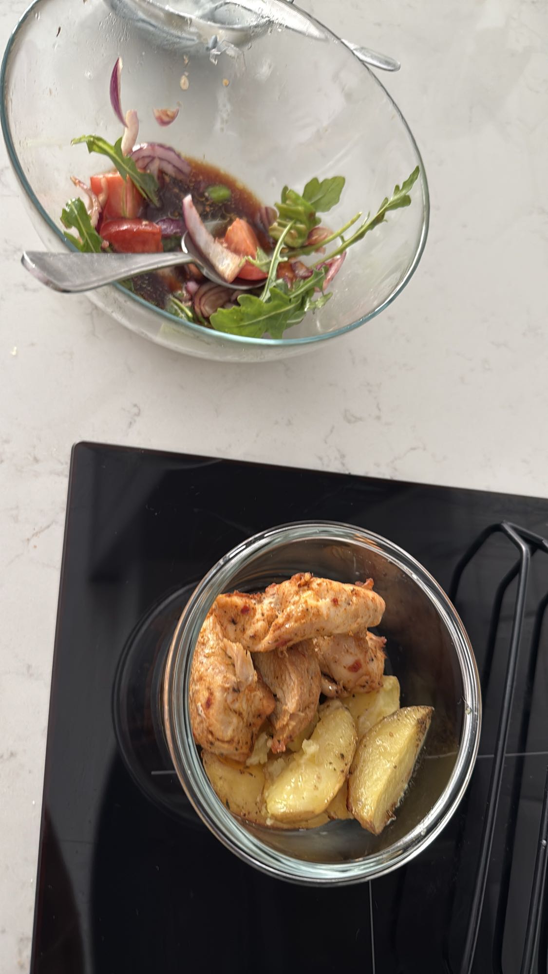 Kyckling med potatis & sallad