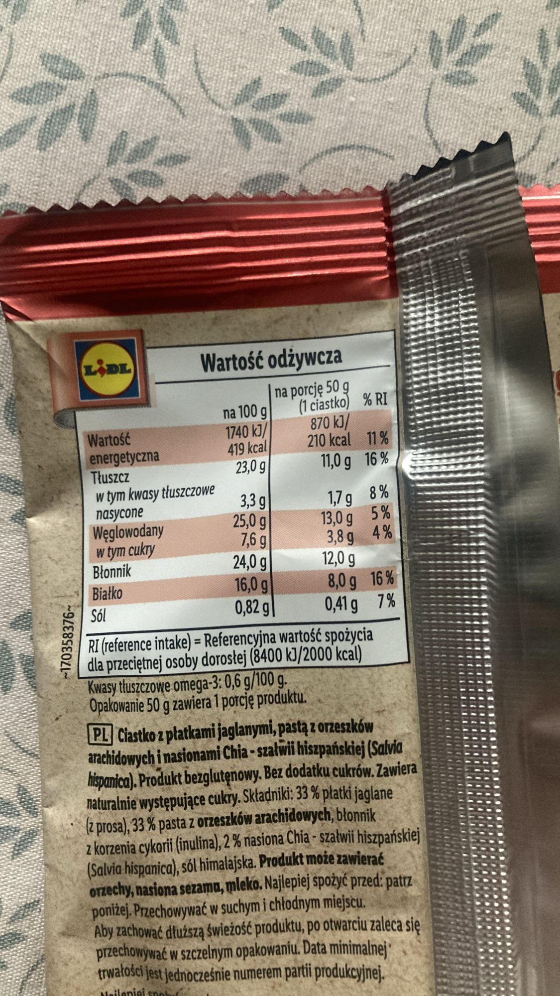 Millet Oat Nut Cookie