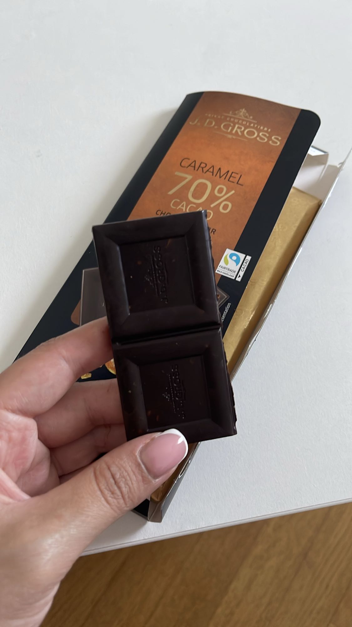 Chocolat noir caramel