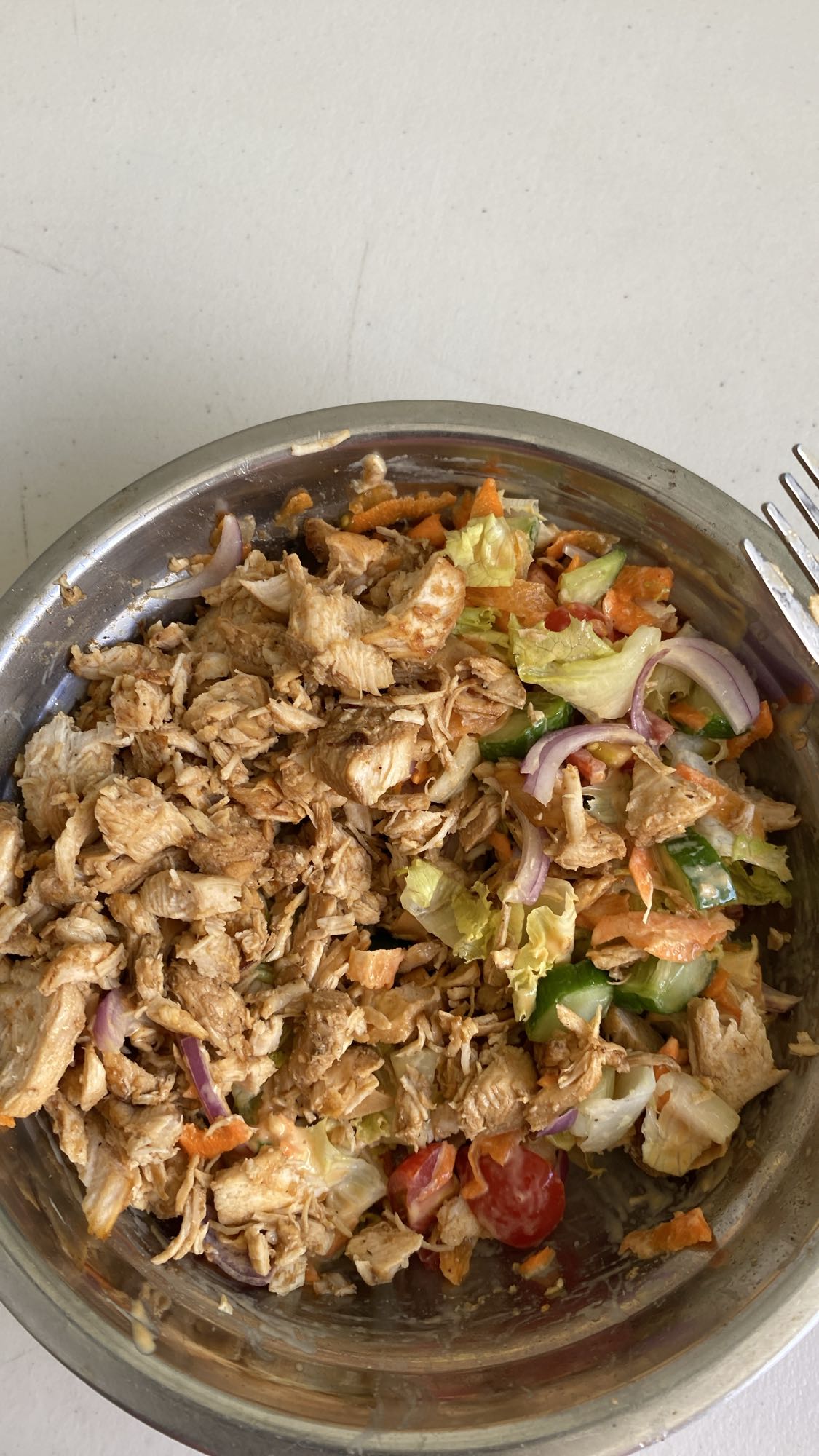 Ensalada de pollo