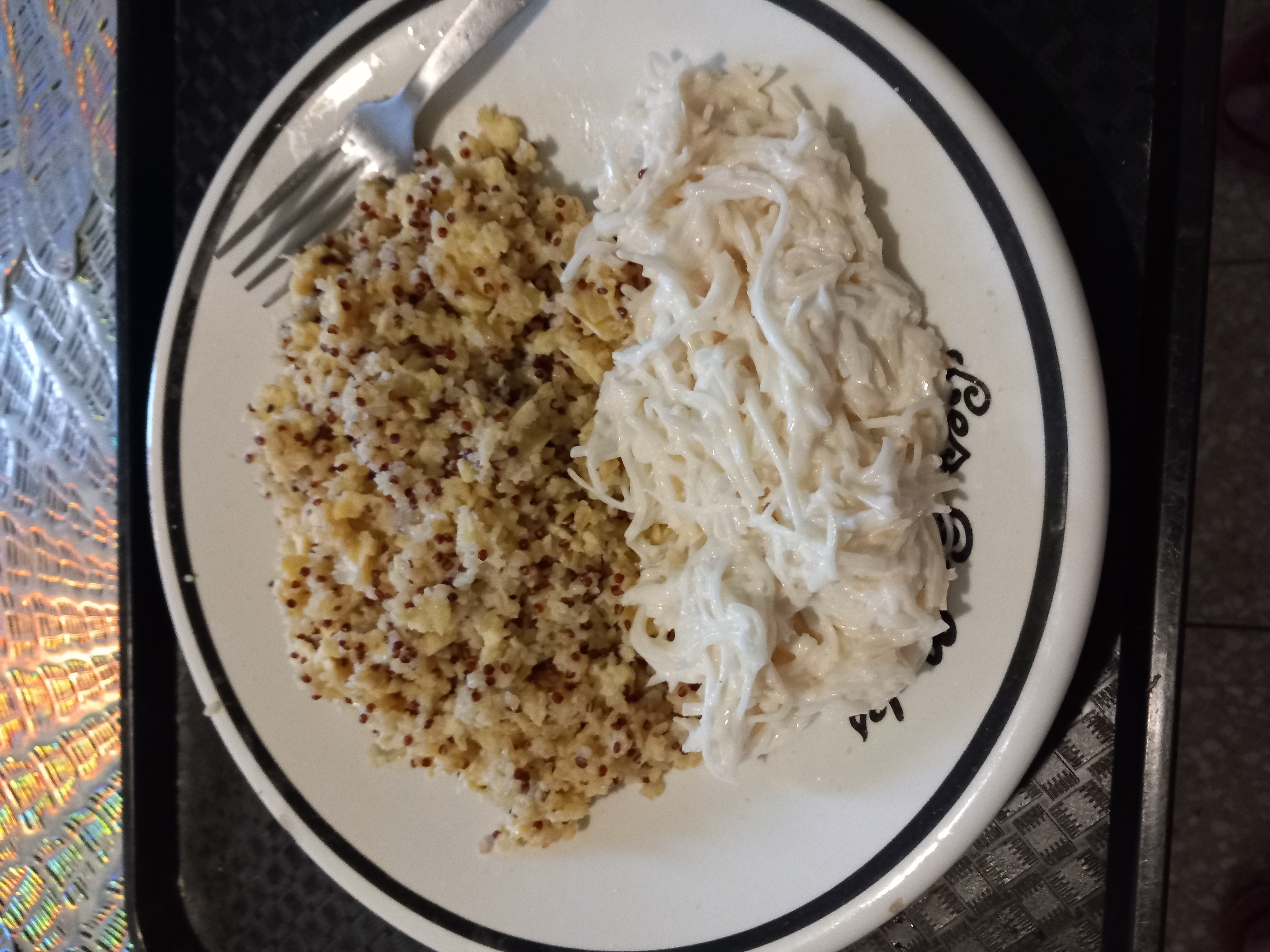 Quinoa et poulet crémeux