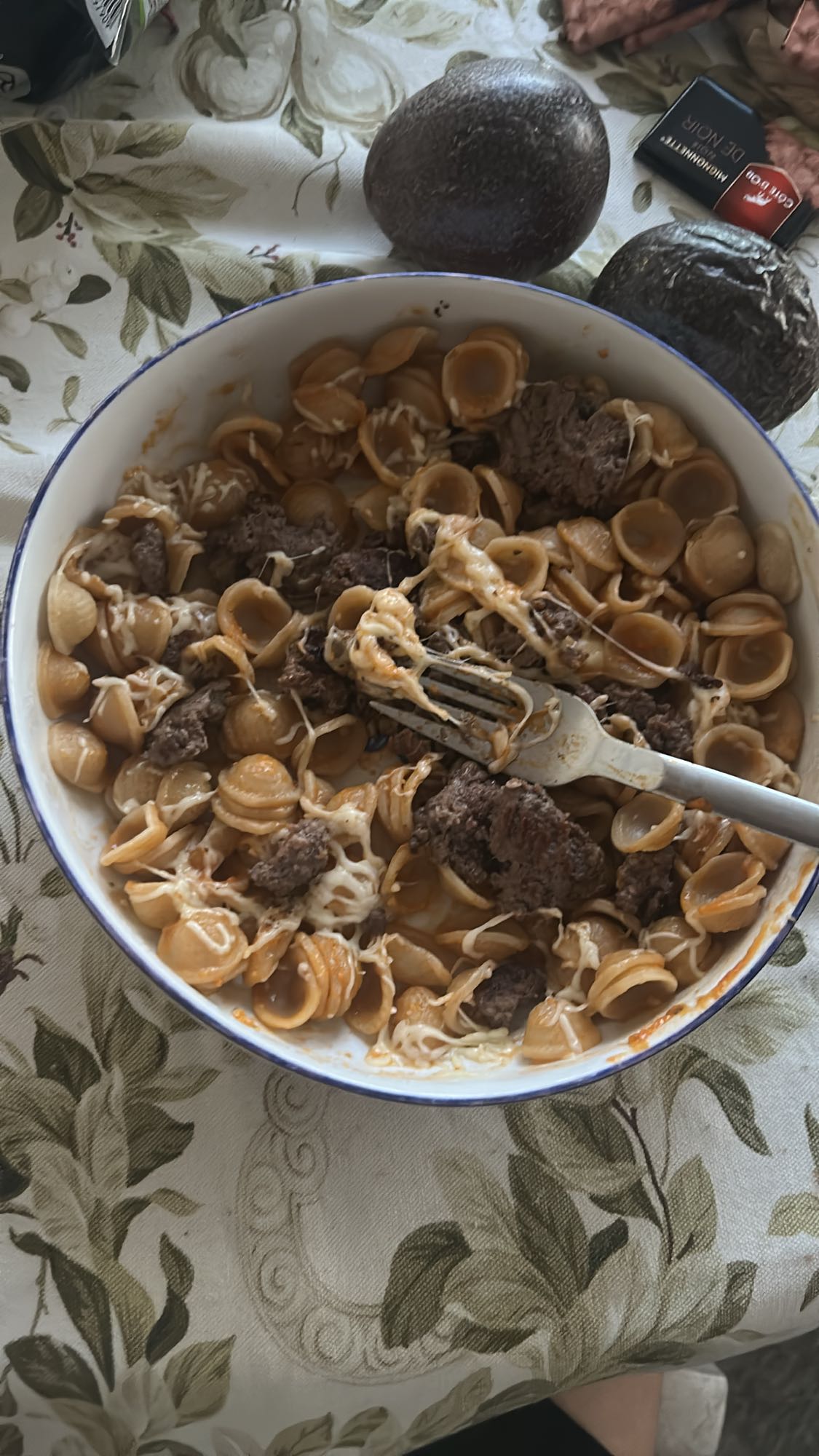 Cheesy Beef Pasta Bowl
