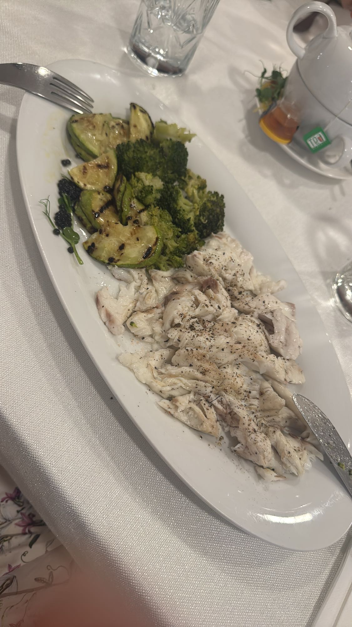 Grilled Fish with Veggies