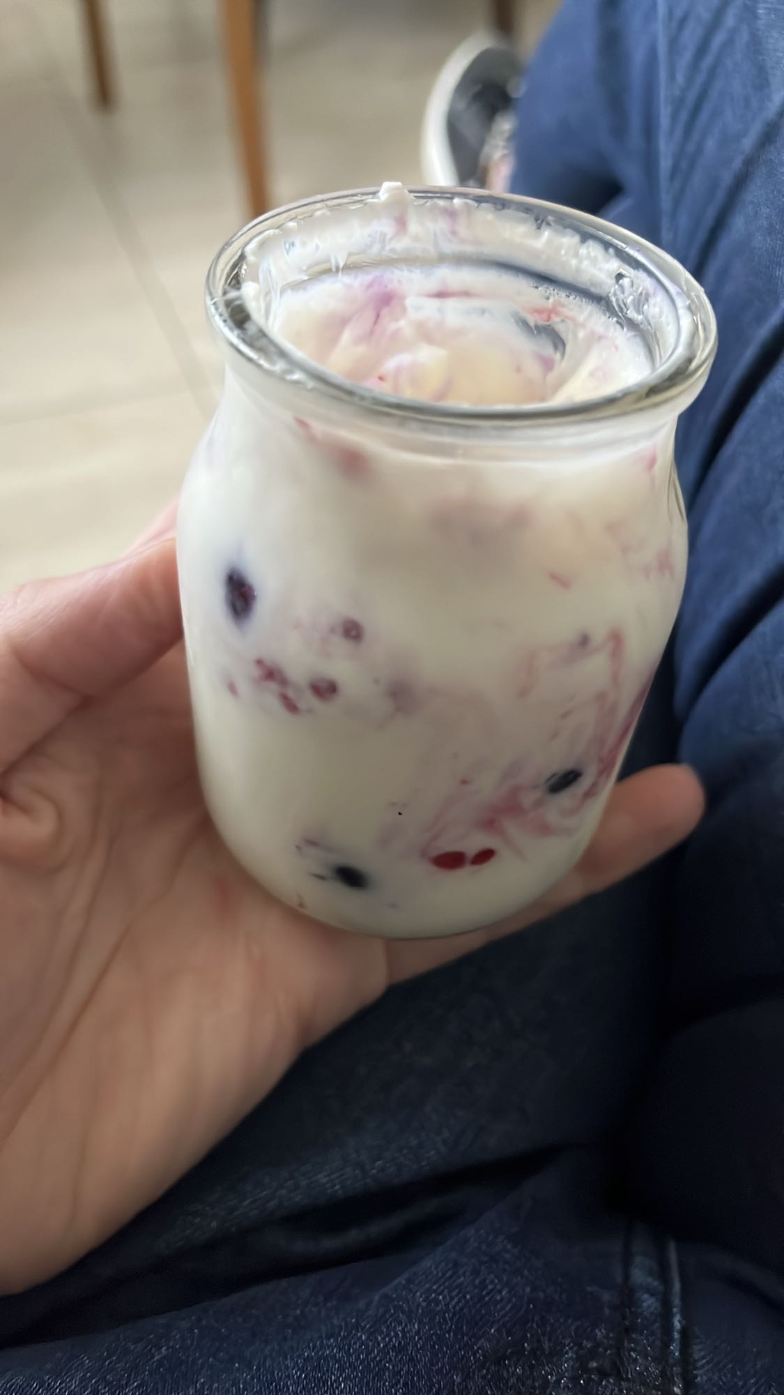 yogur con frutas