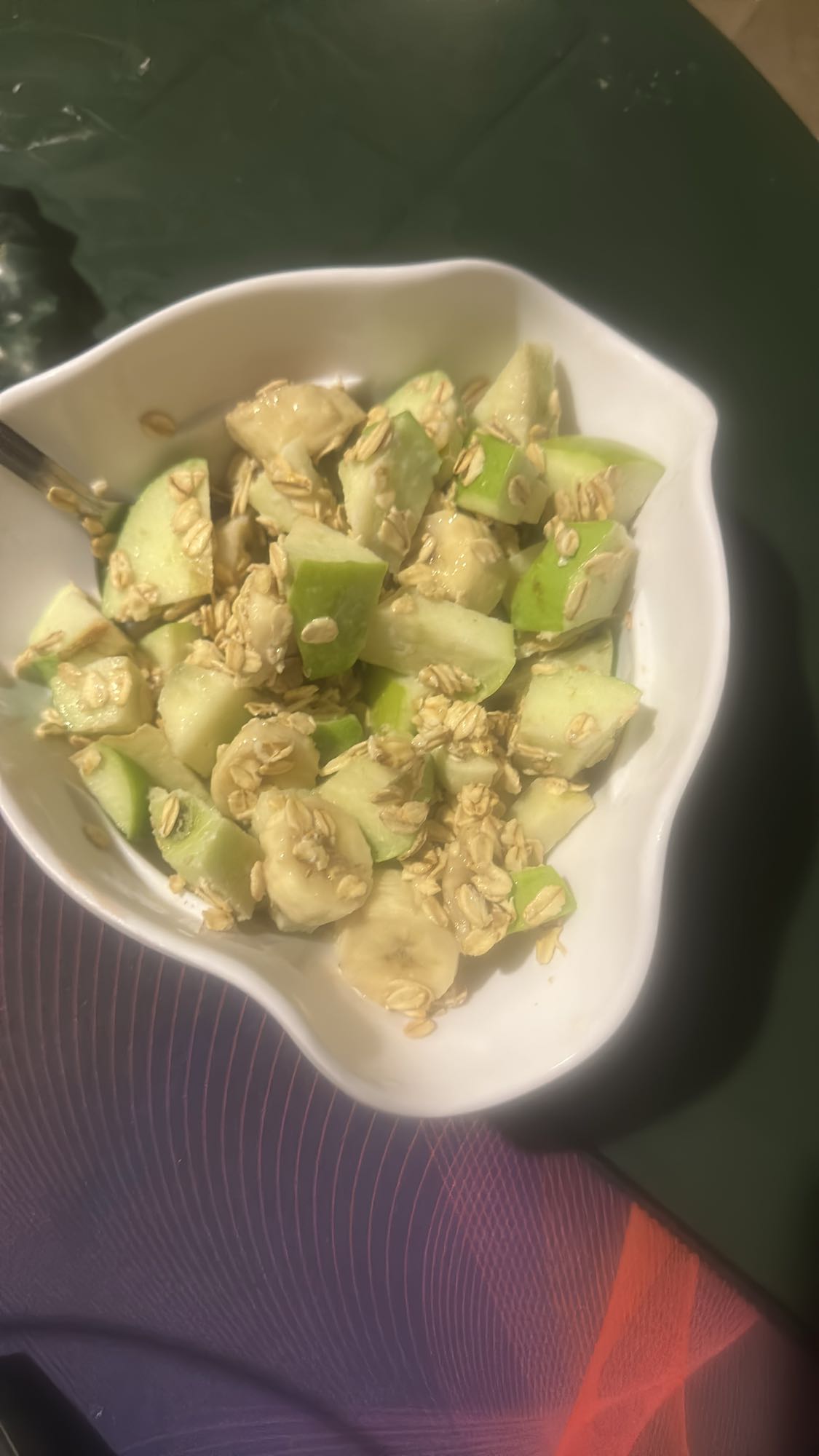 Banana Apple Oat Bowl