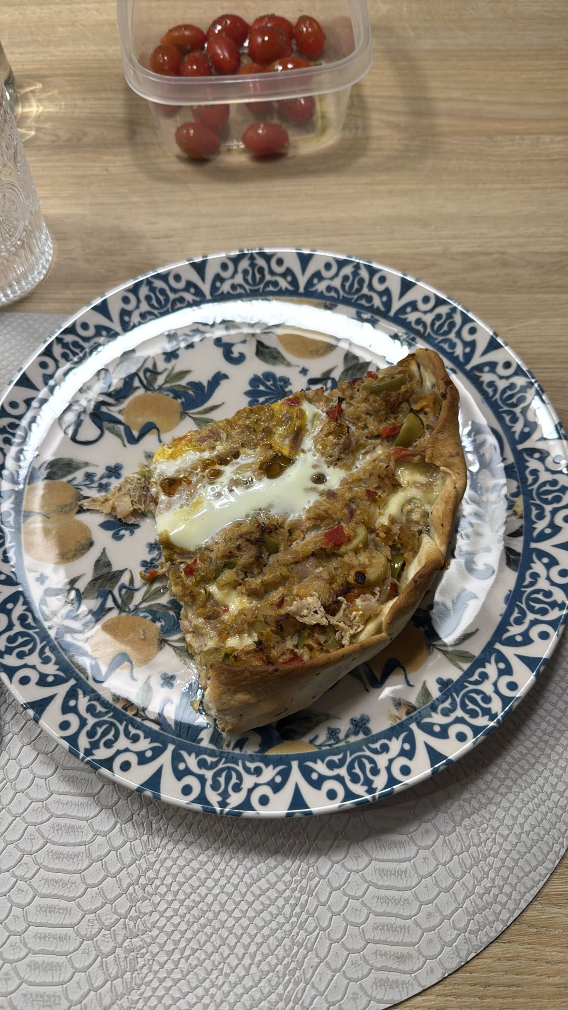 Tarta de atún y verduras