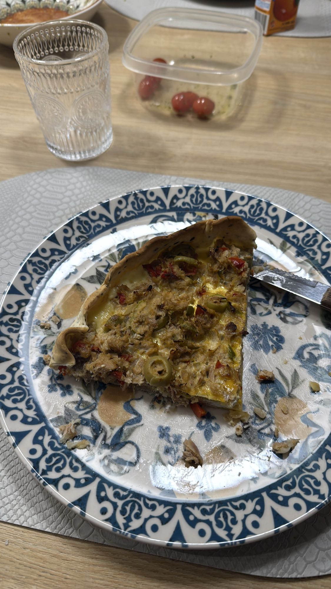 Tarta de atún y vegetales