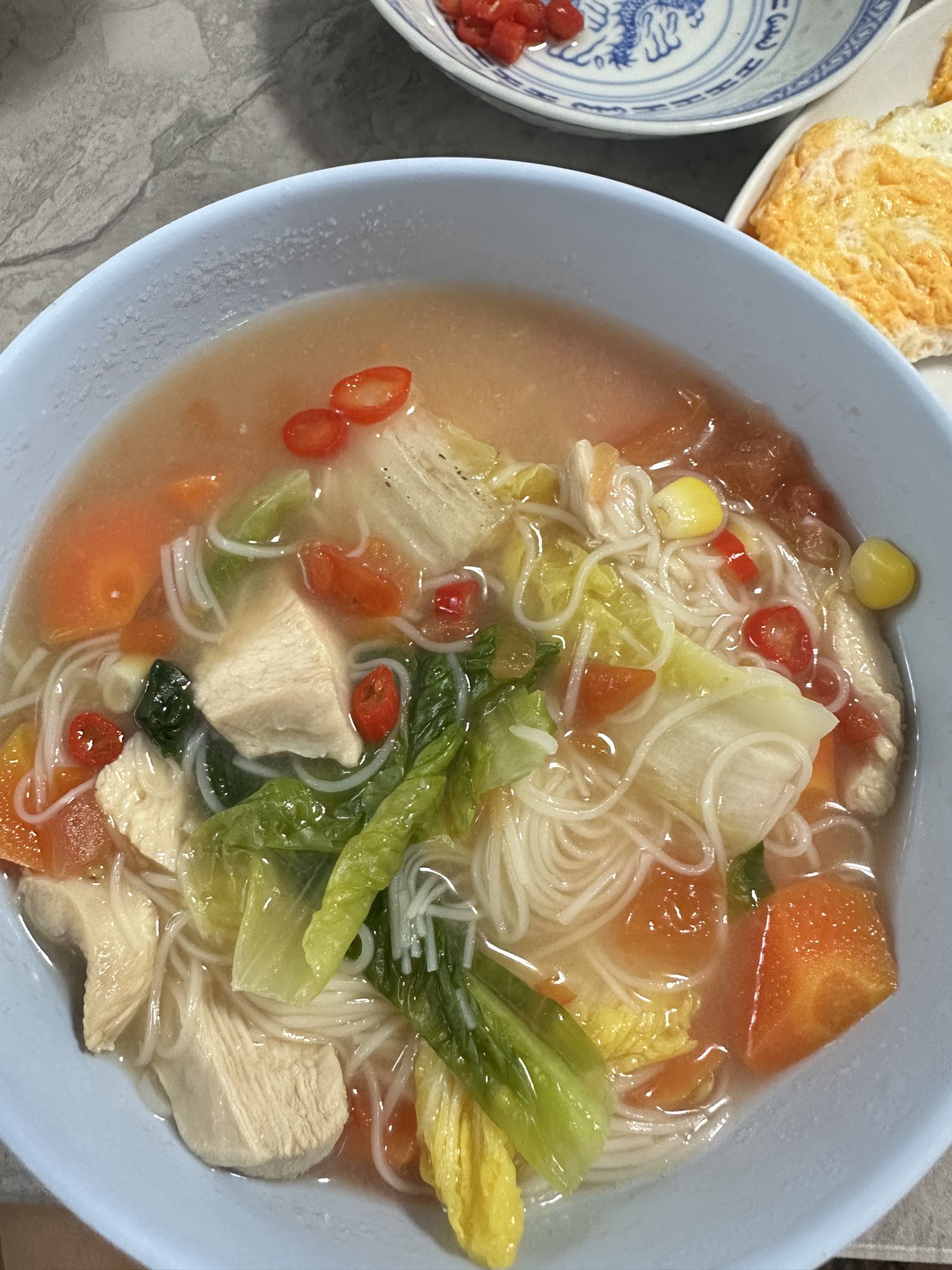 Chicken Veggie Noodle Soup