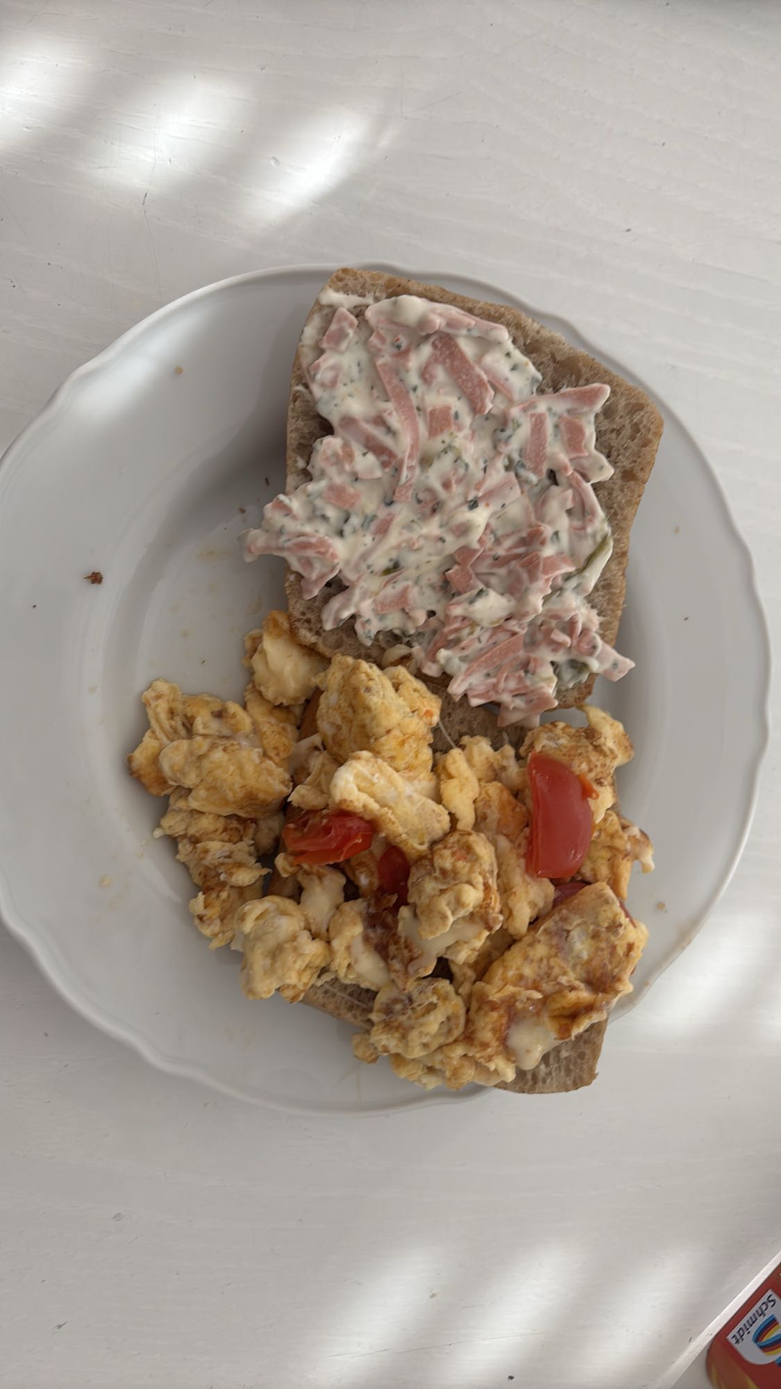 Sandwich mit Rührei