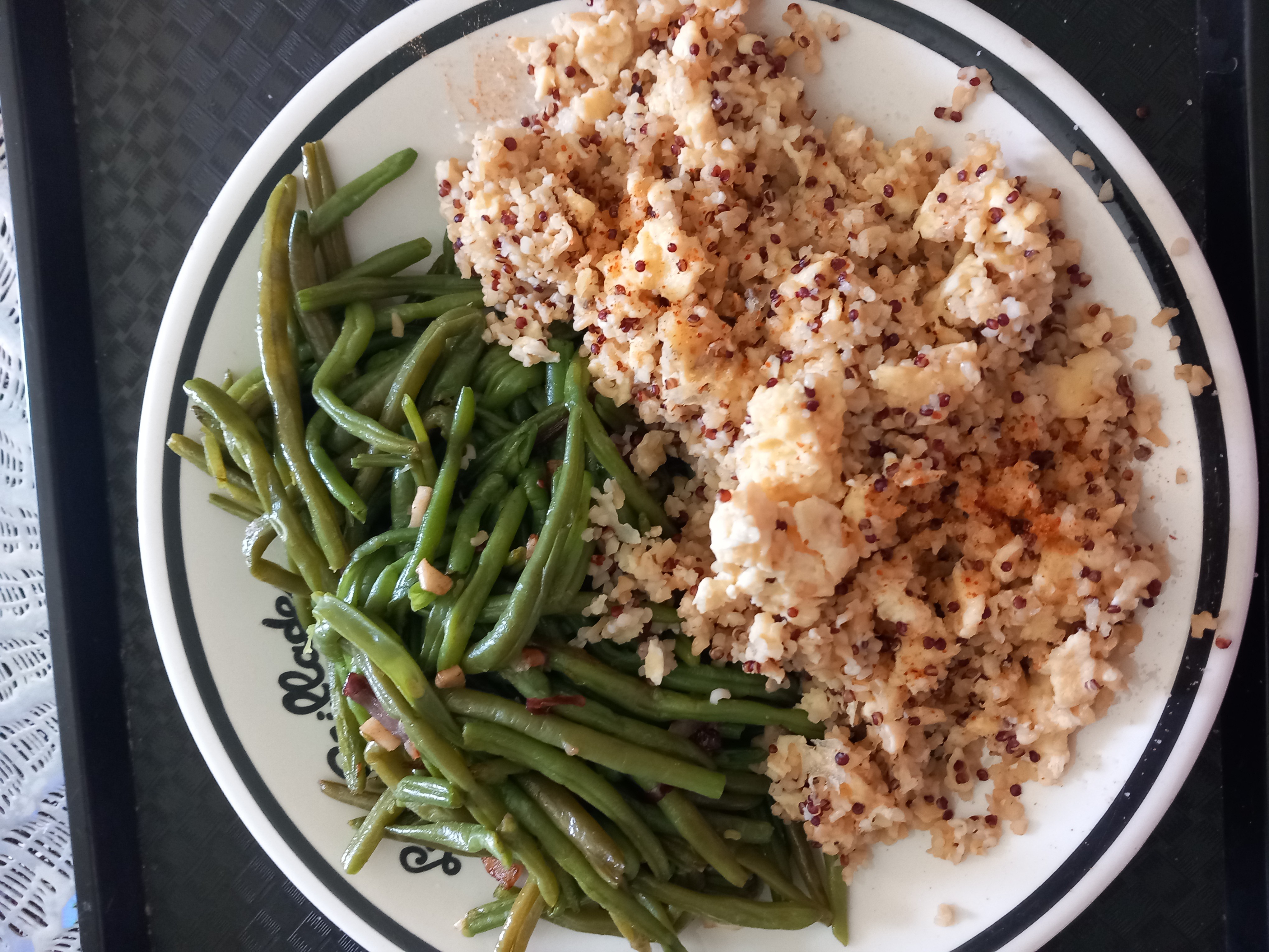 Haricots et quinoa
