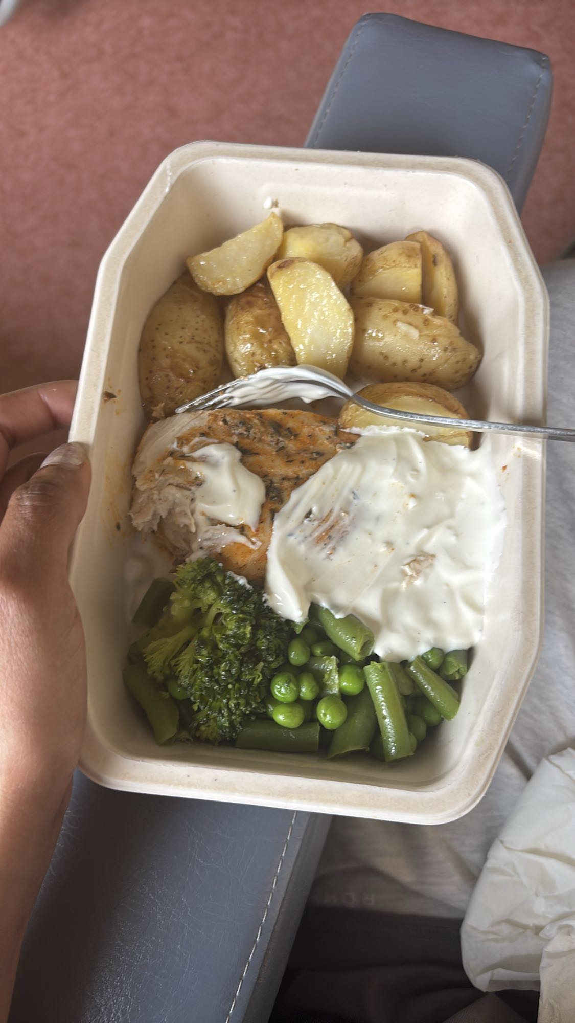 Kyckling med potatis och grönsaker