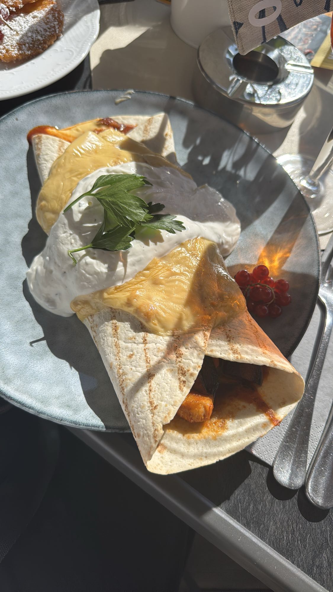 Gefüllte Wraps mit Käse