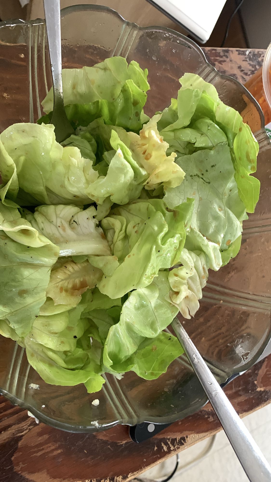 Salade de laitue simple