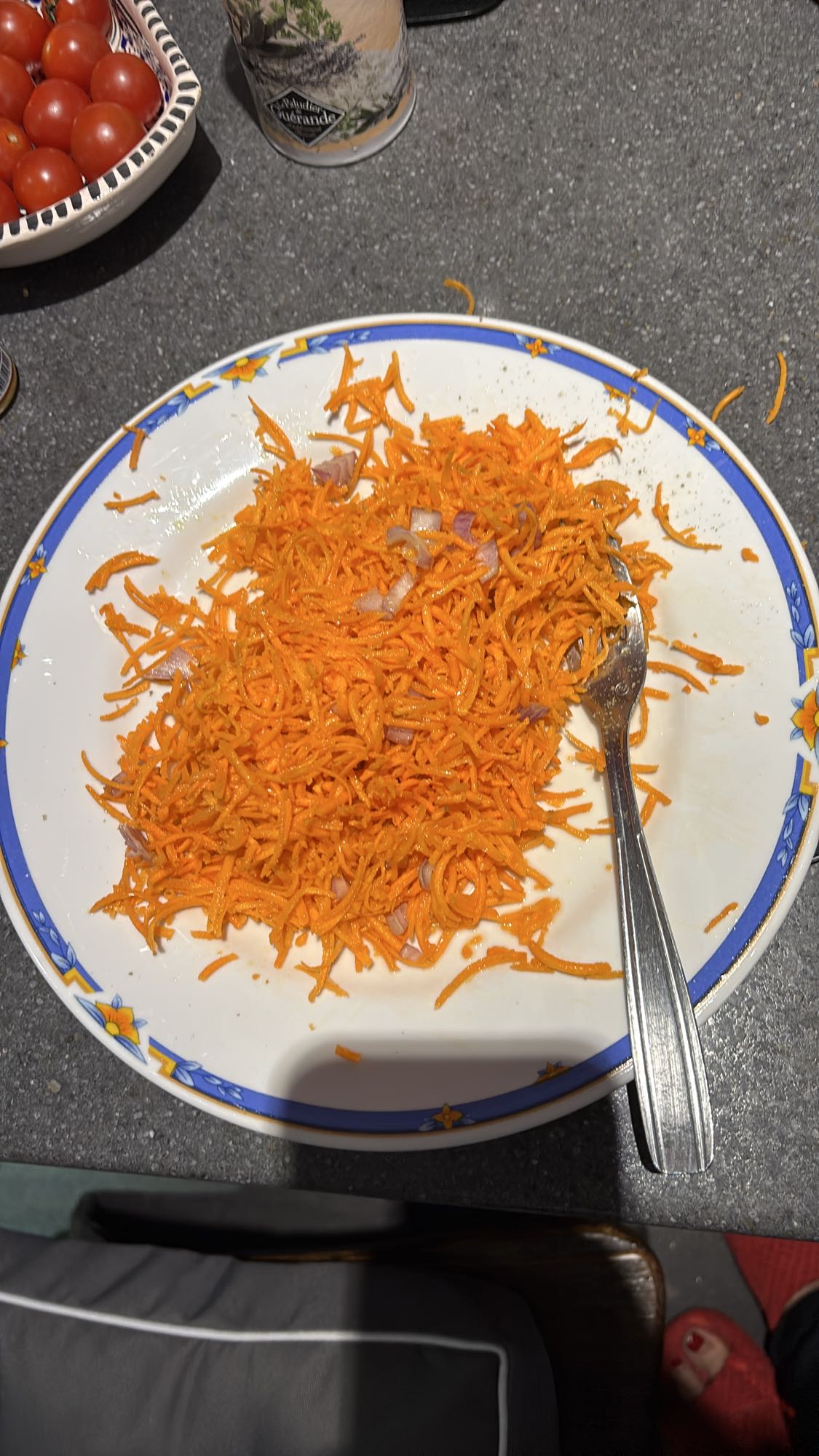 salade de carottes râpées