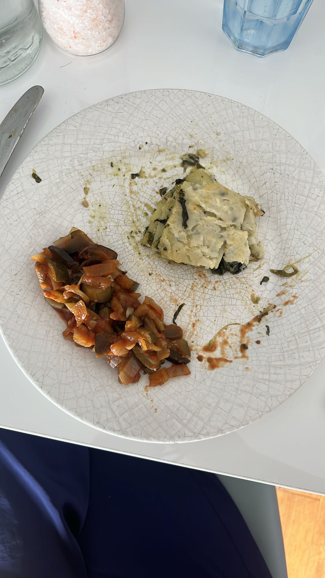 Gratin et légumes