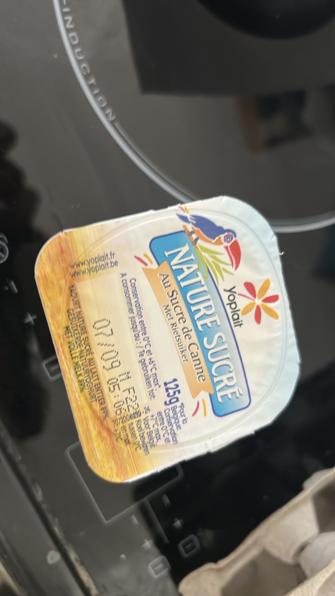 Yaourt nature sucré