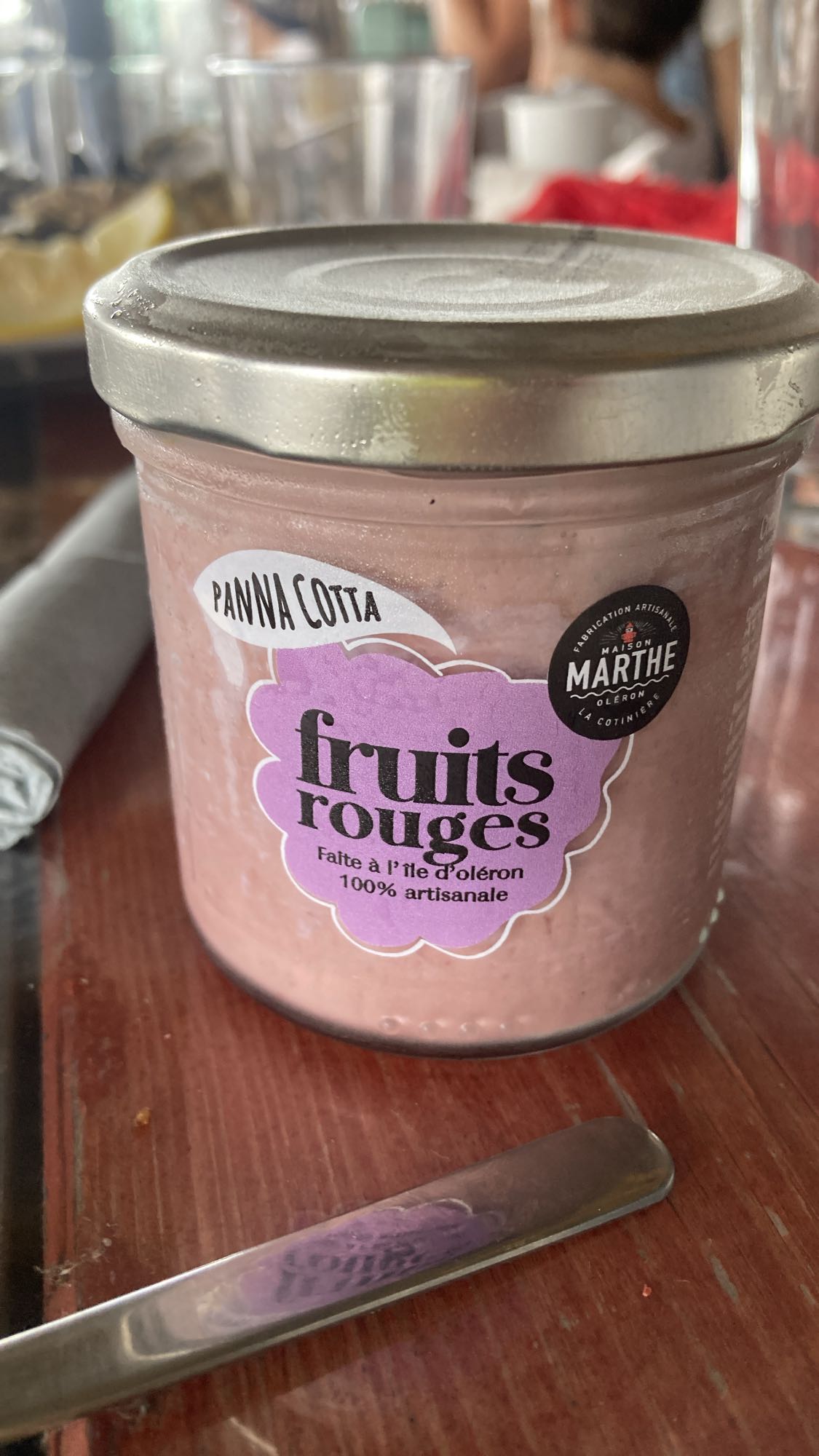 Panna cotta fruits rouges