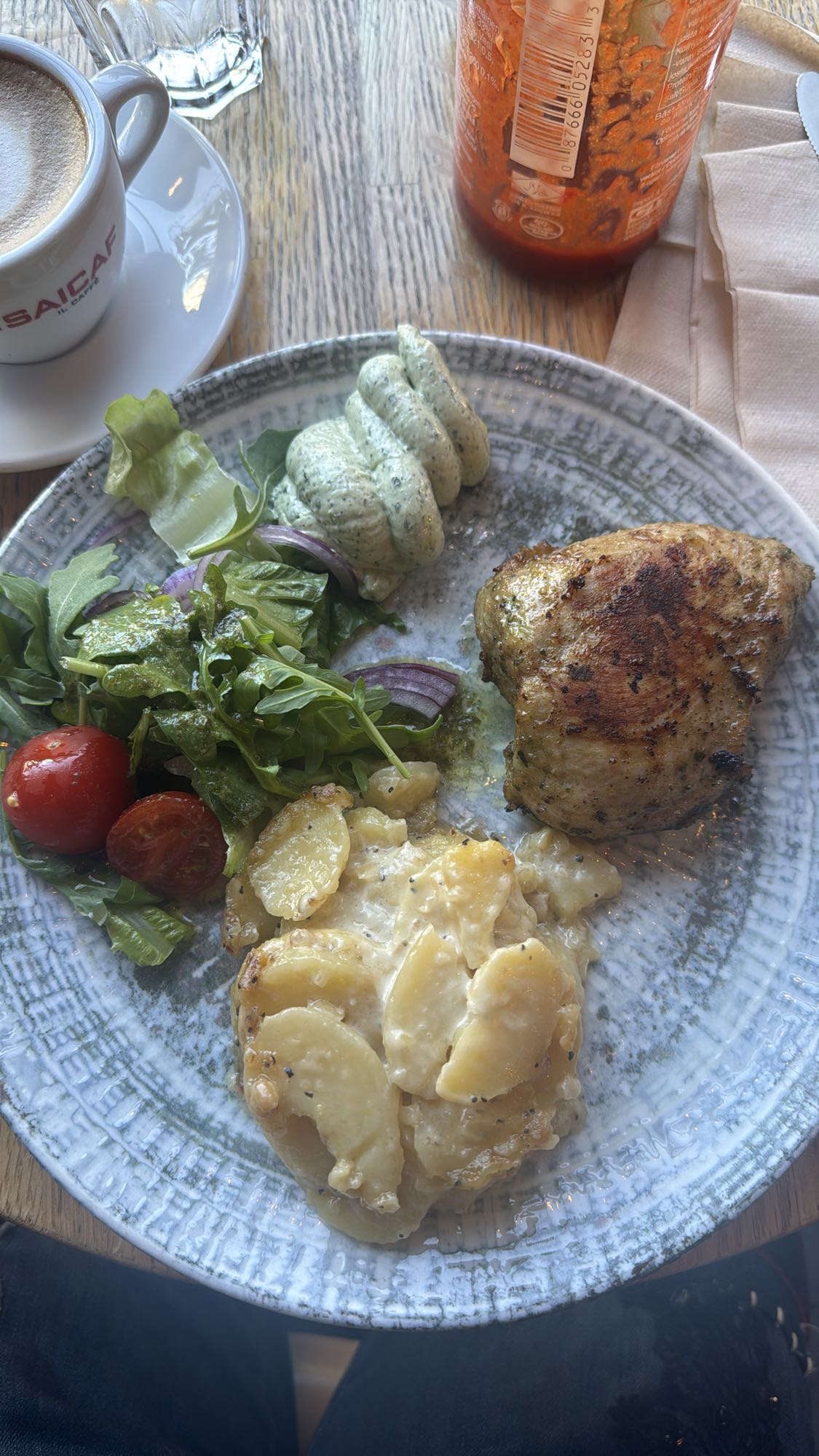 Kyckling med potatisgratäng