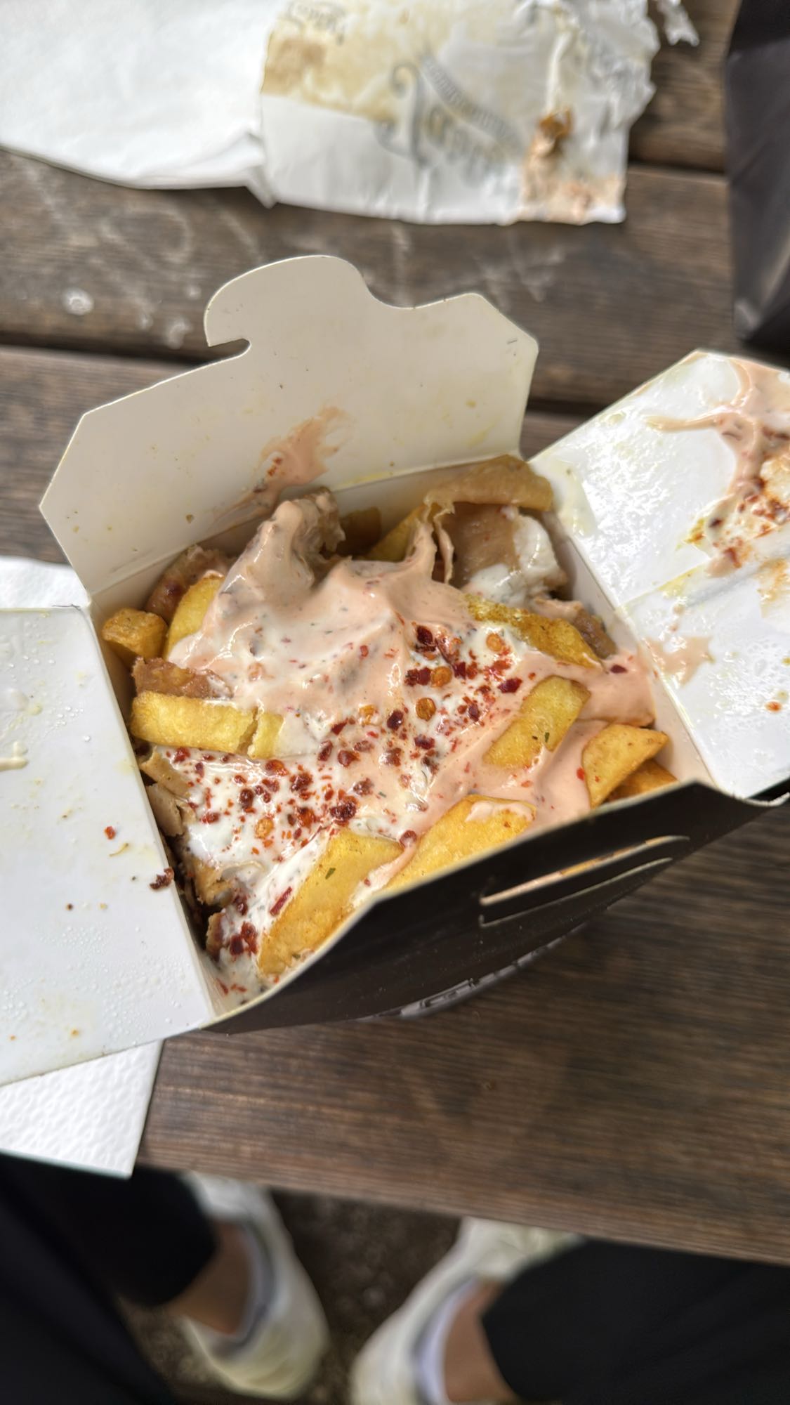 Kapsalon mit Pommes