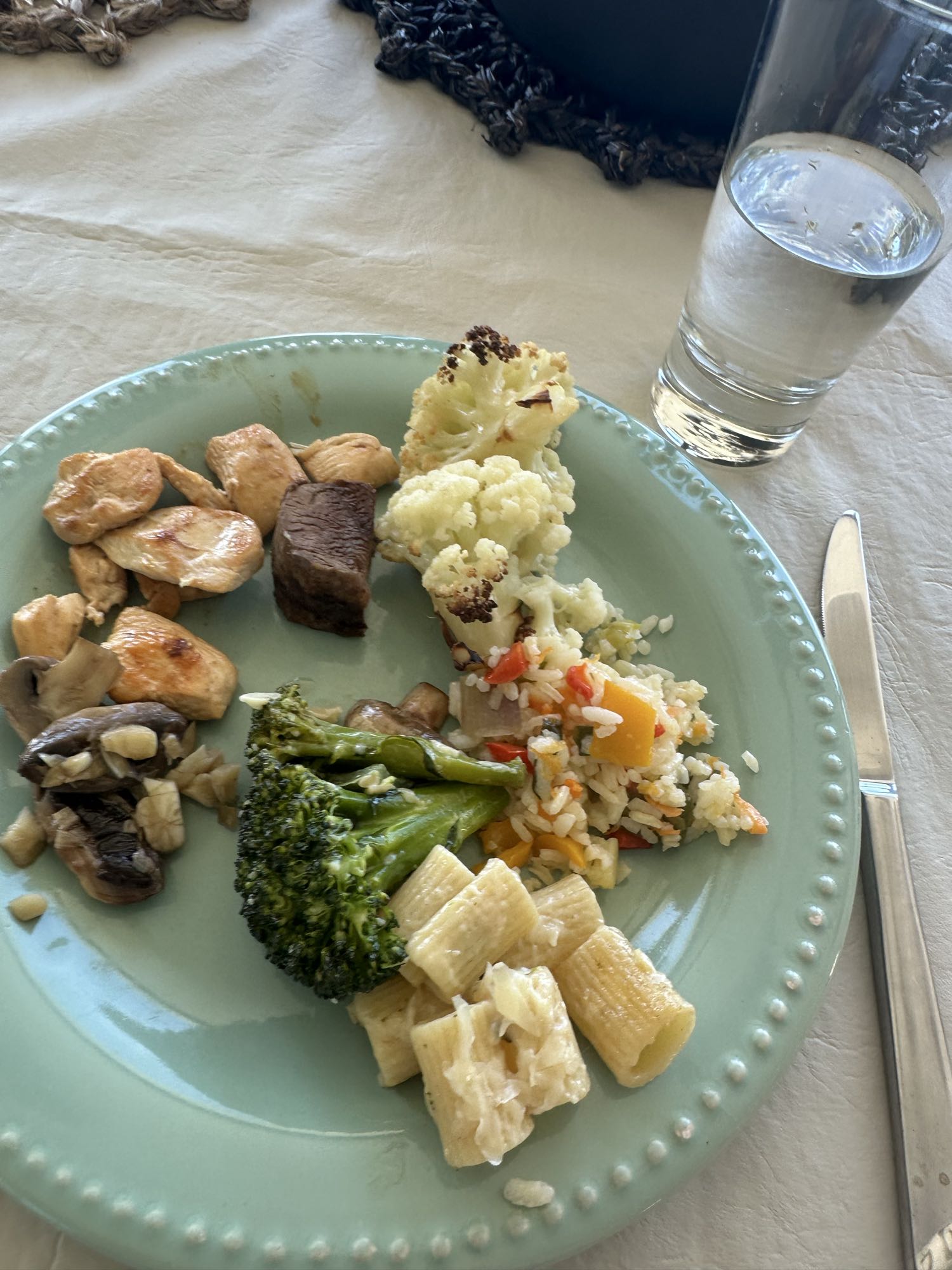 Plato mixto saludable