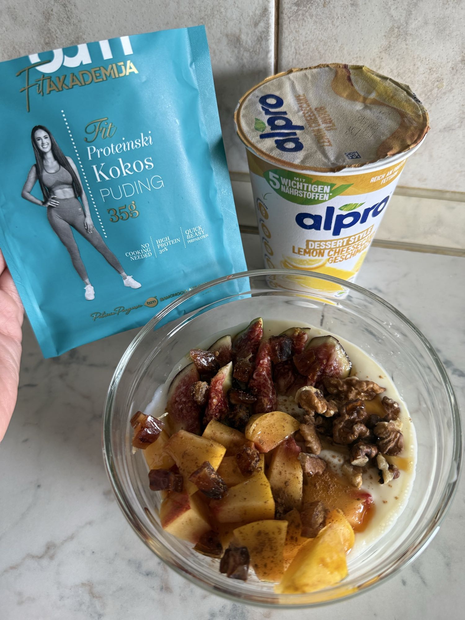 Protein Pudding Fruit Bowl