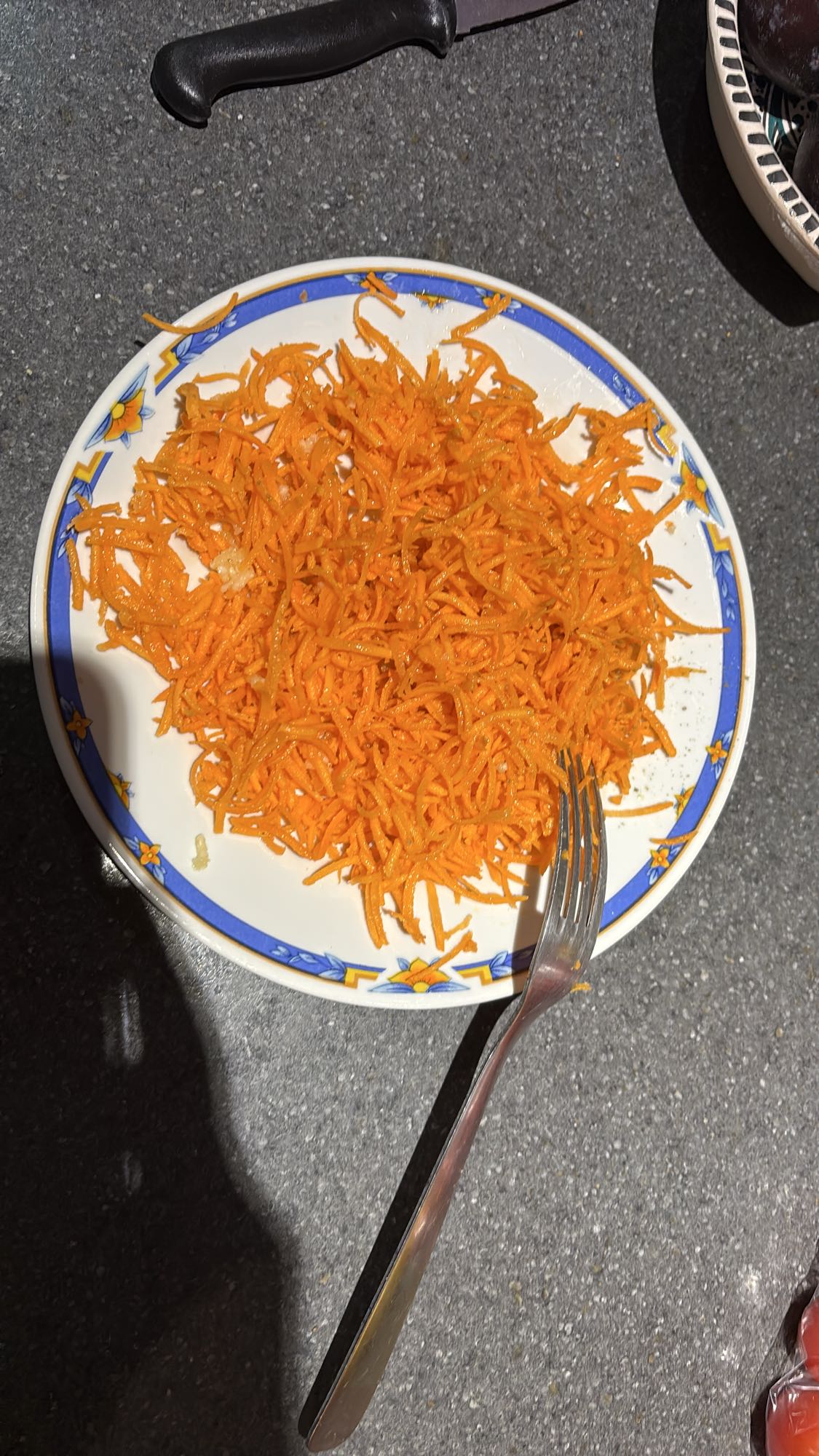 salade de carottes râpées