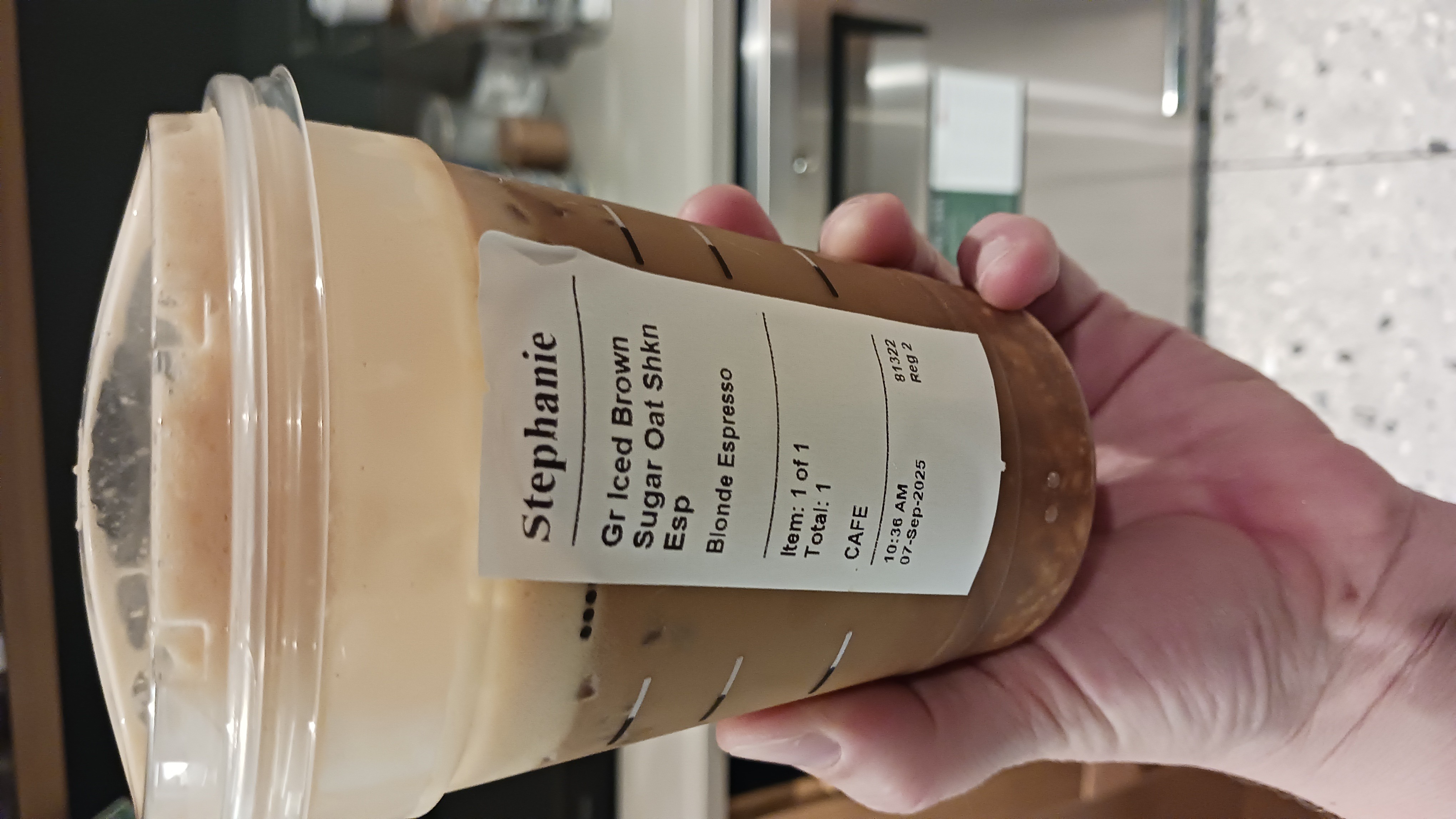 Iced Brown Sugar Oat Espresso