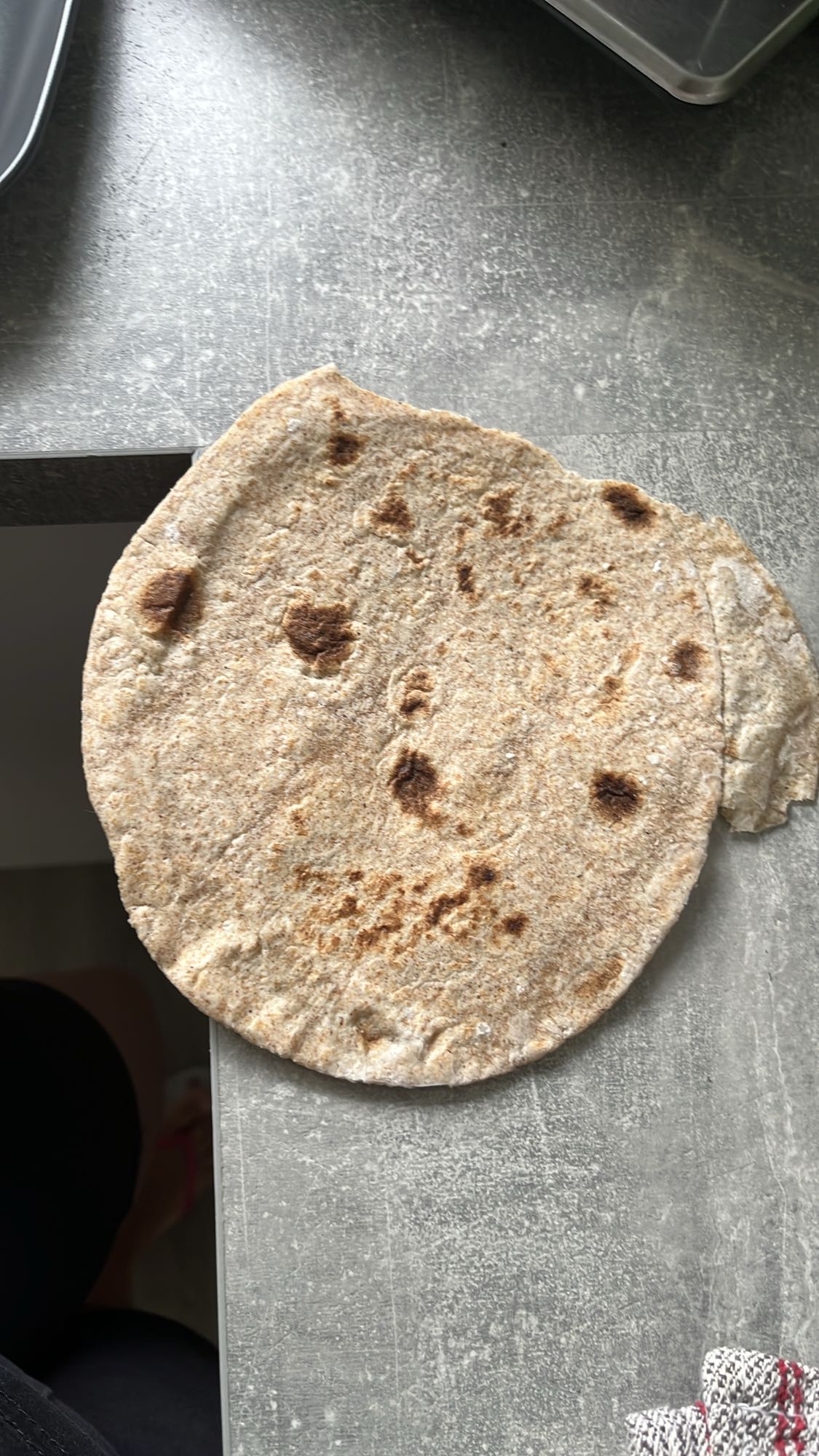 Whole wheat flatbread