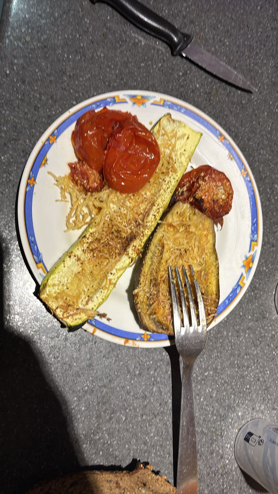 Légumes rôtis au fromage