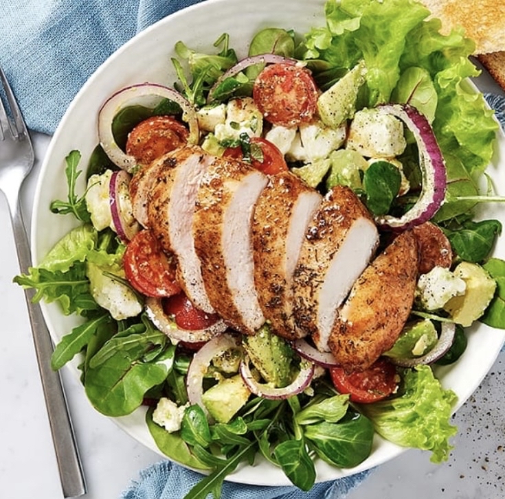 Kycklingsallad med grönsaker