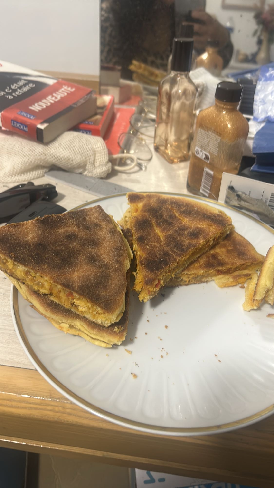 Sandwich grillé farci