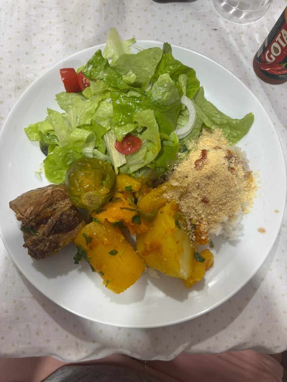 Prato brasileiro caseiro