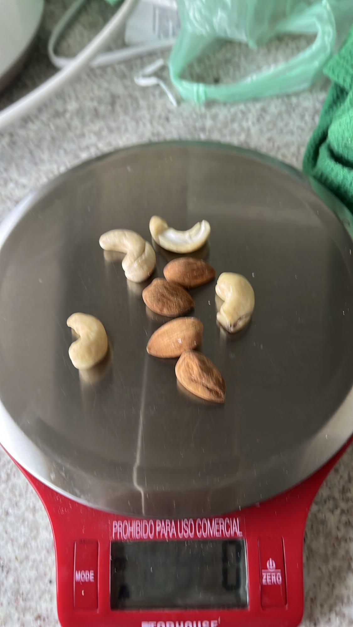mezcla de nueces pequeñas