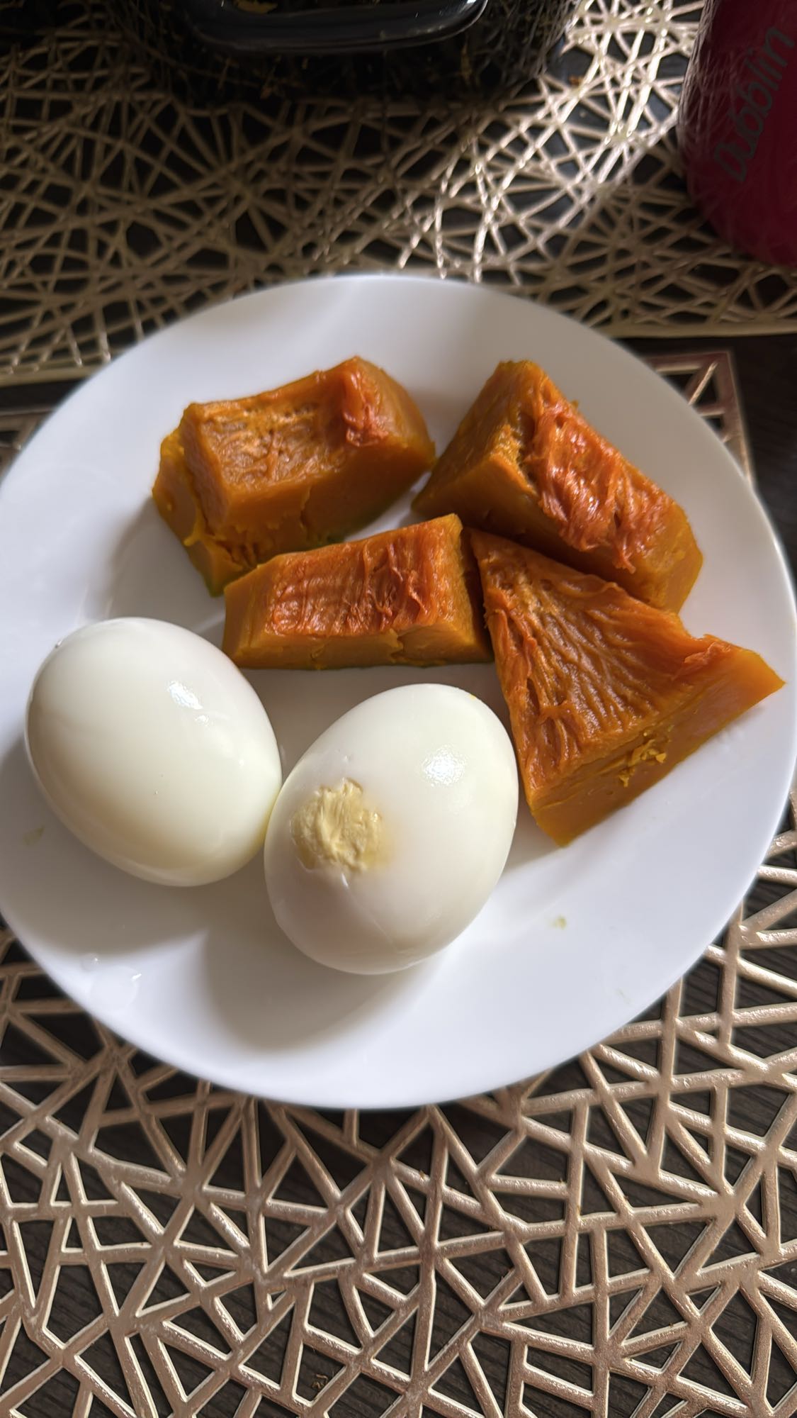 Boiled Eggs & Pumpkin