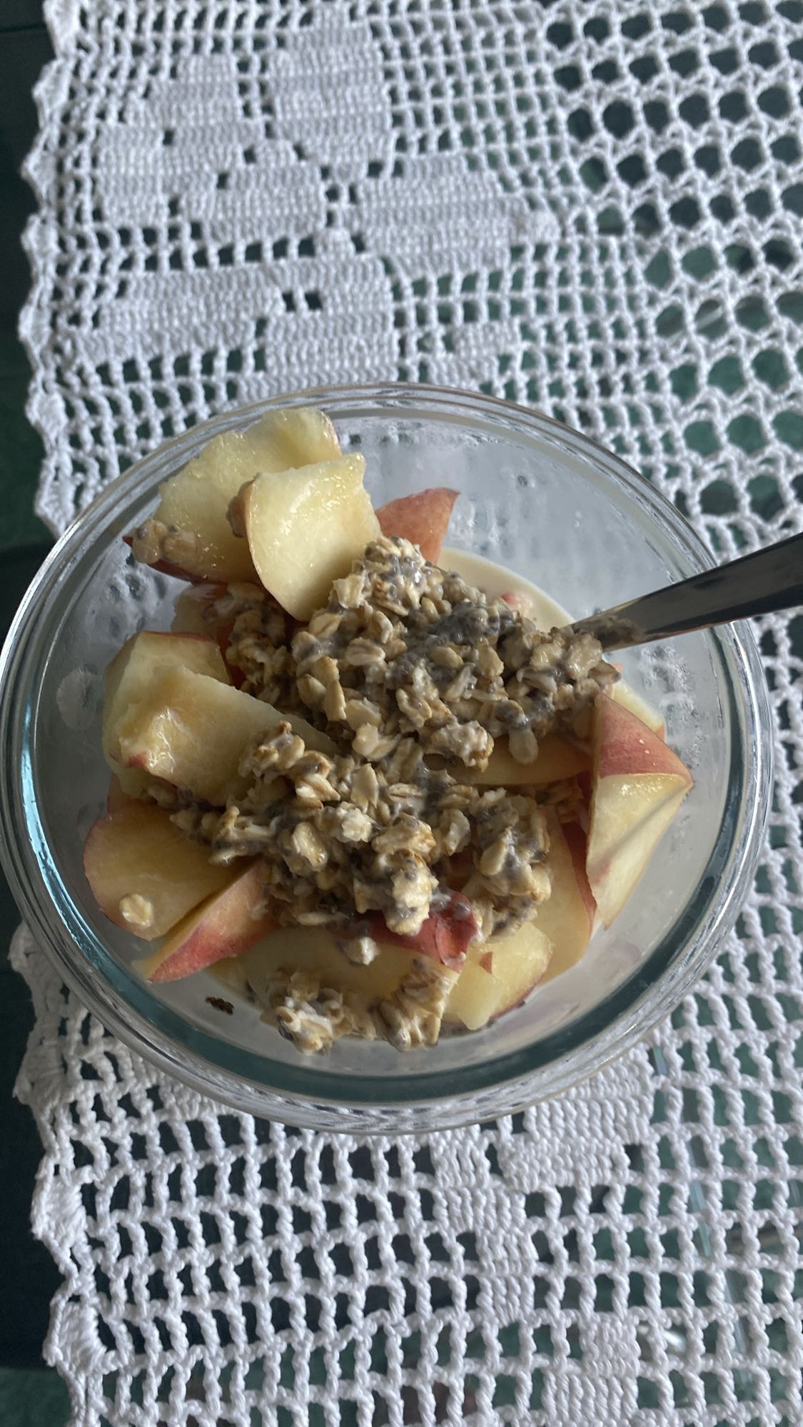 Owsianka z jabłkiem