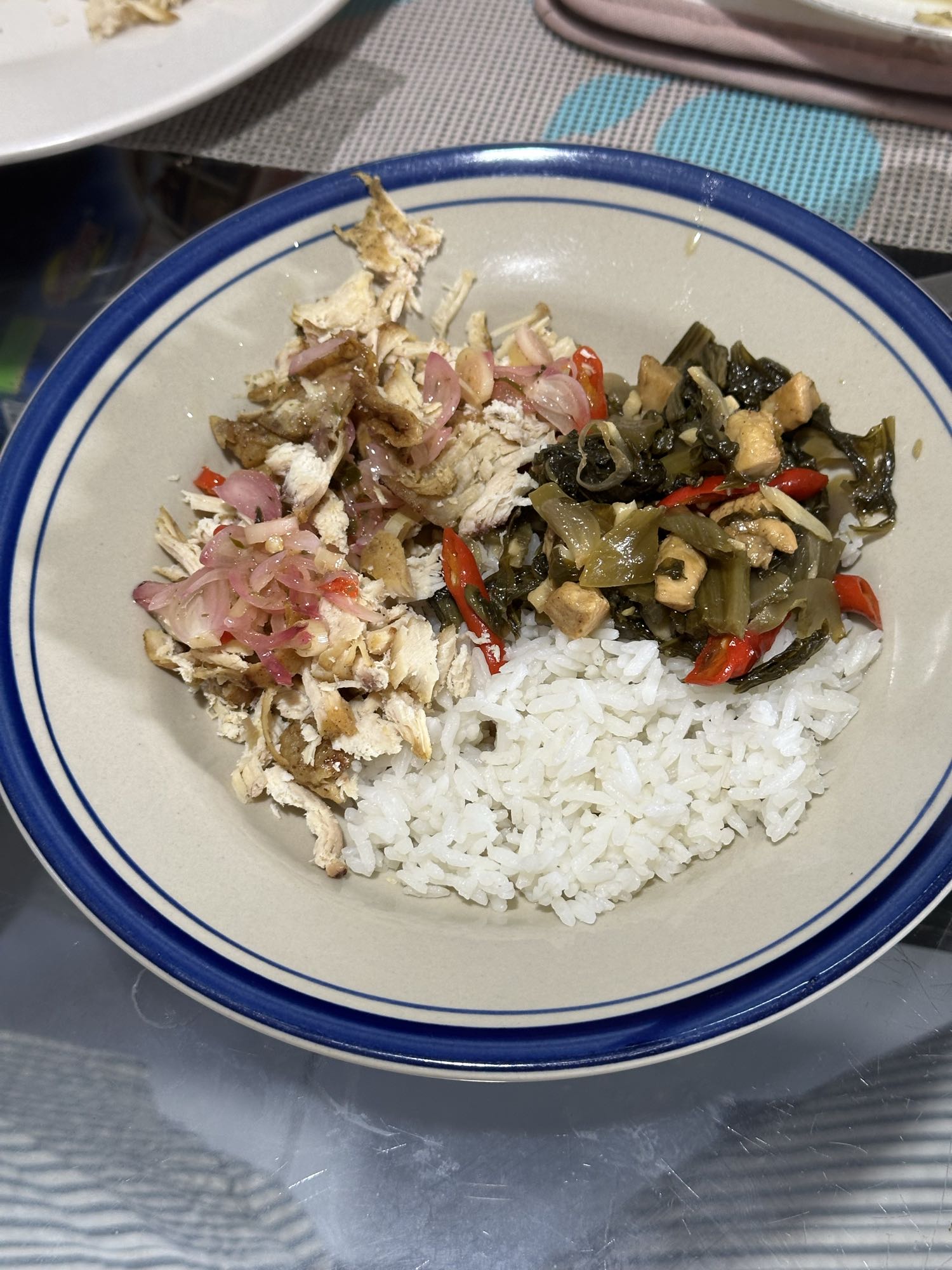 Chicken rice with veggies