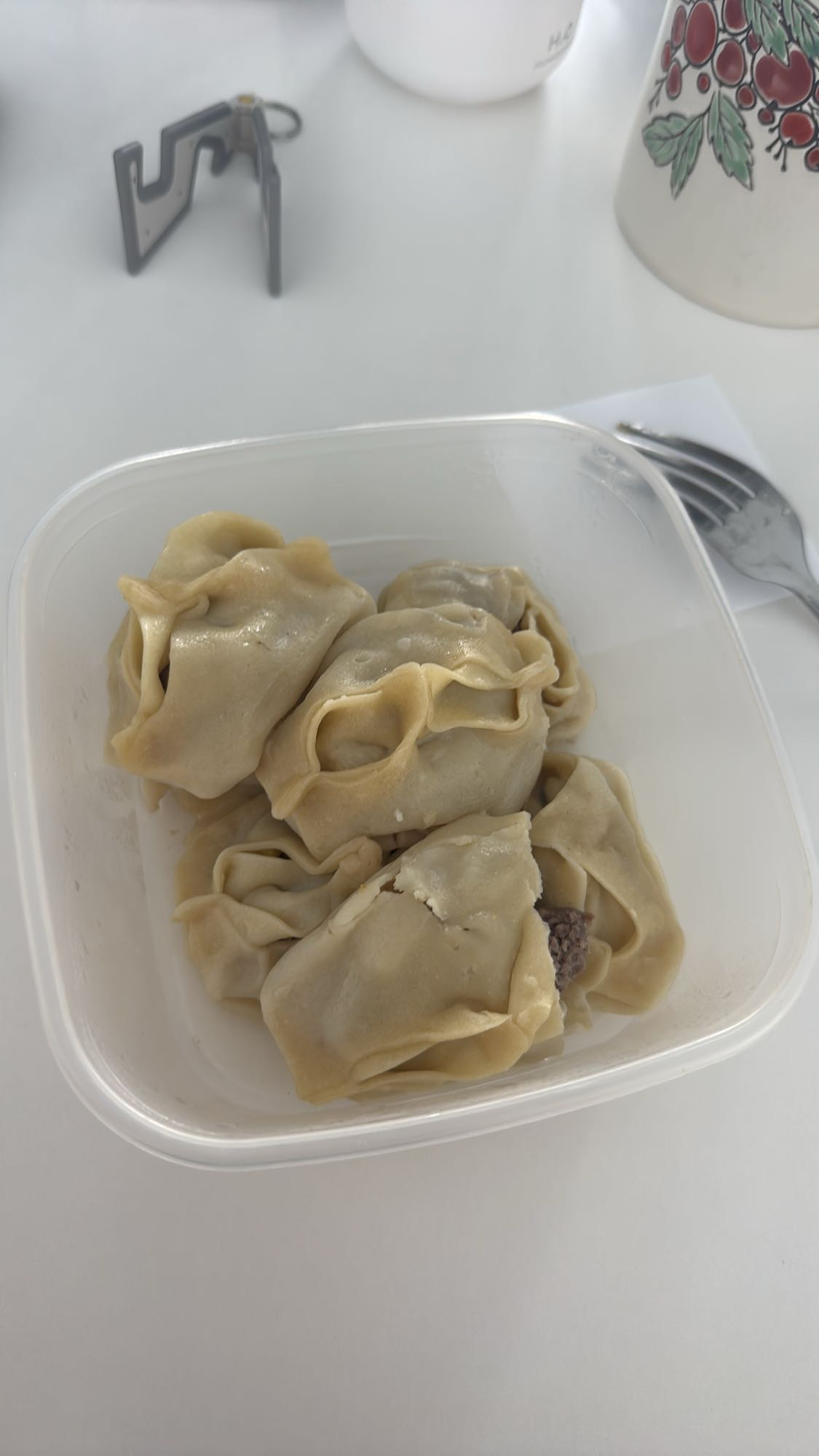 Манты с мясом