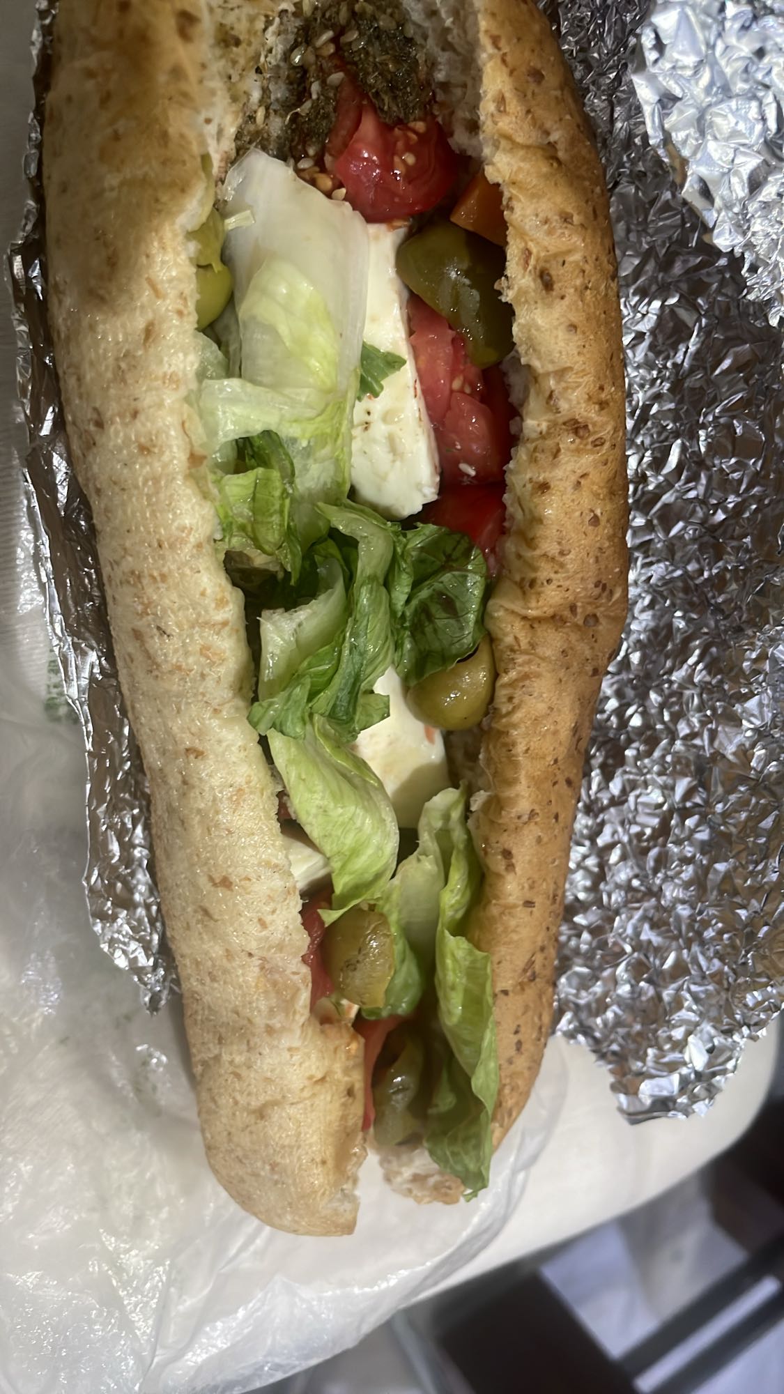 Veggie Feta Sandwich
