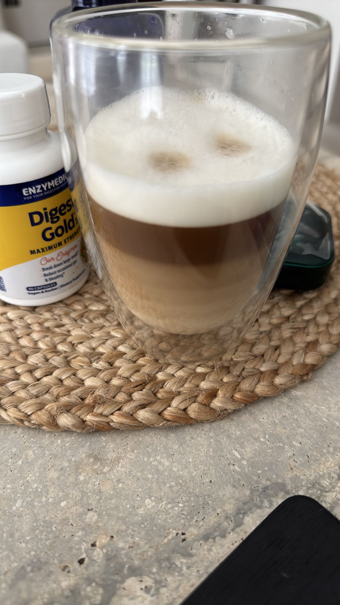 латте с молоком