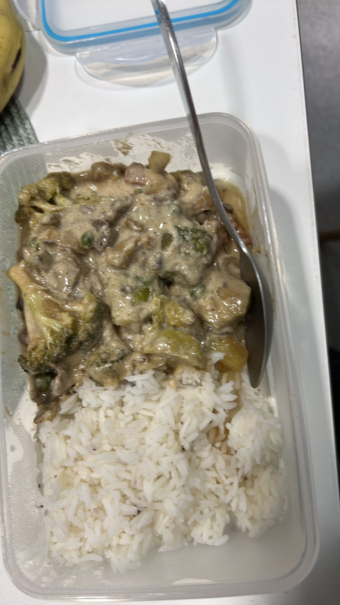 Kremet kylling med ris