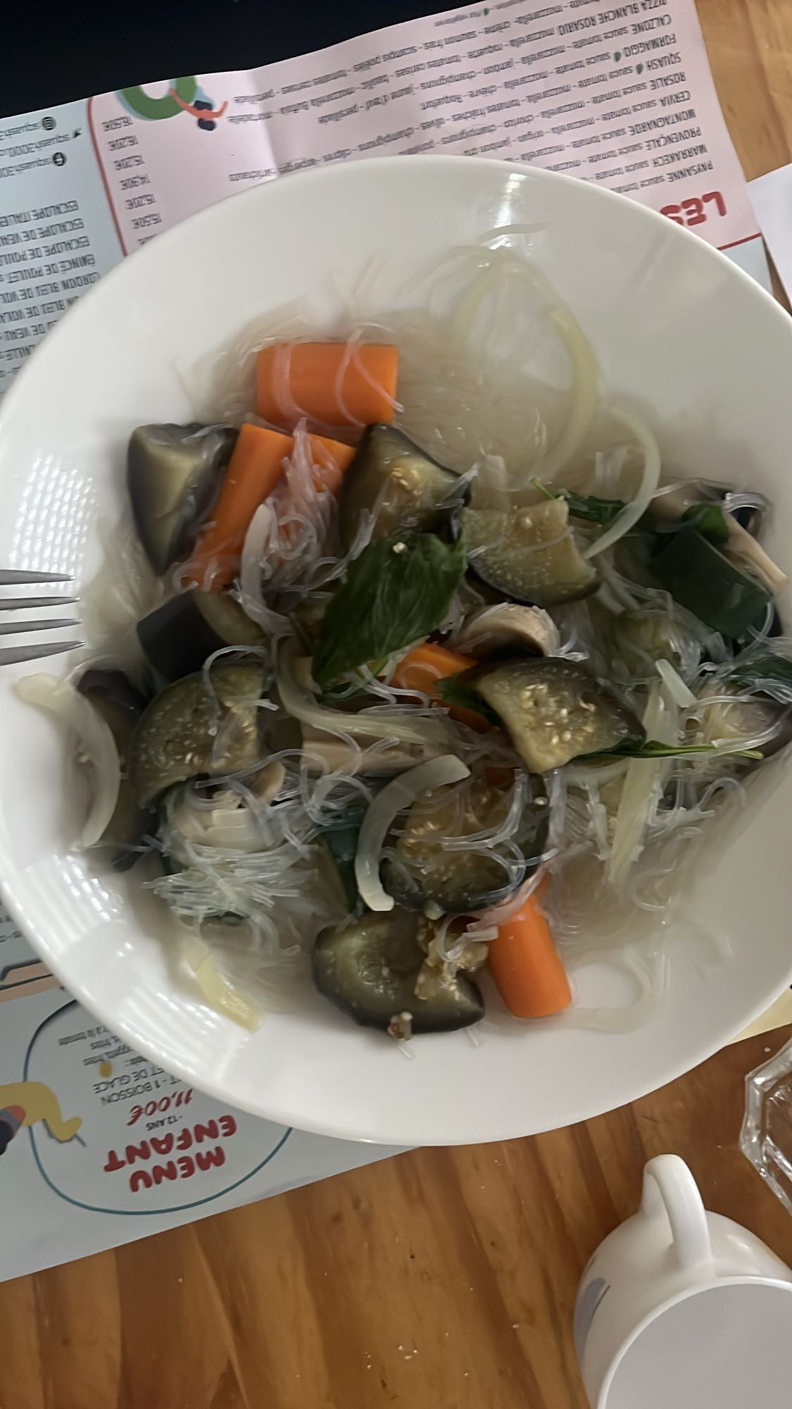 Soupe de légumes aux nouilles