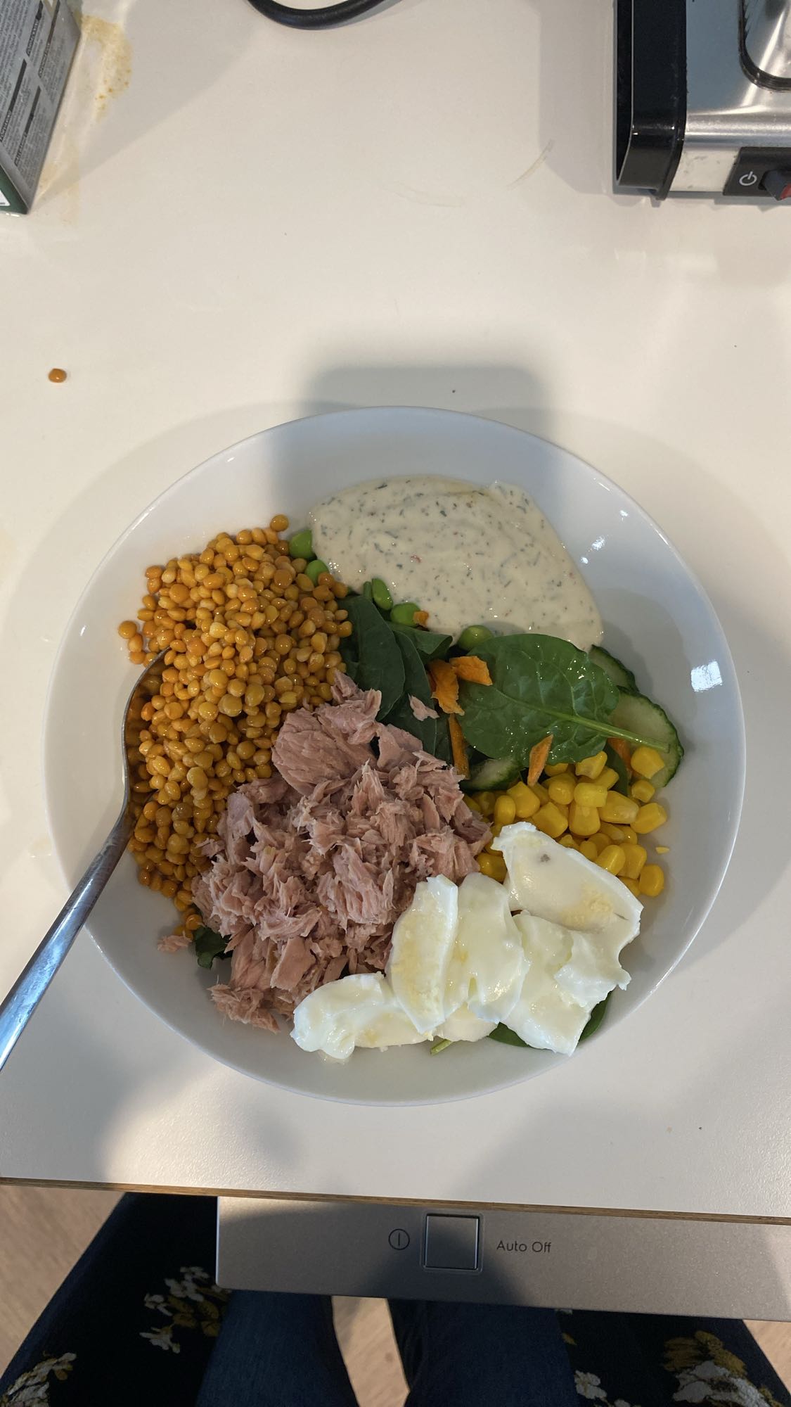 Tonfisksallad med ägg