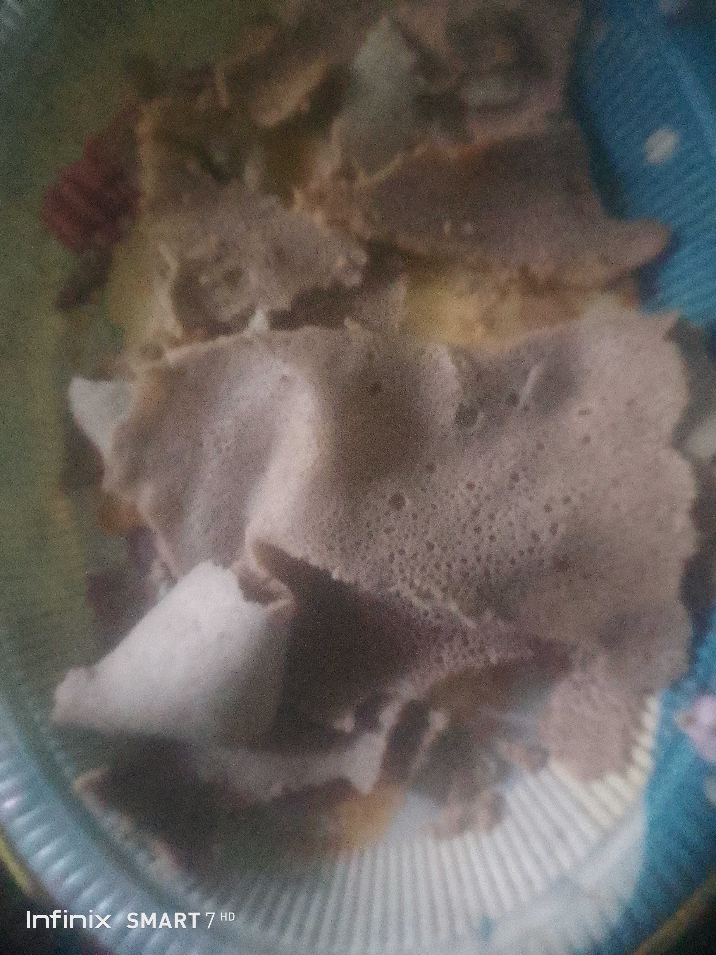 Injera with stew