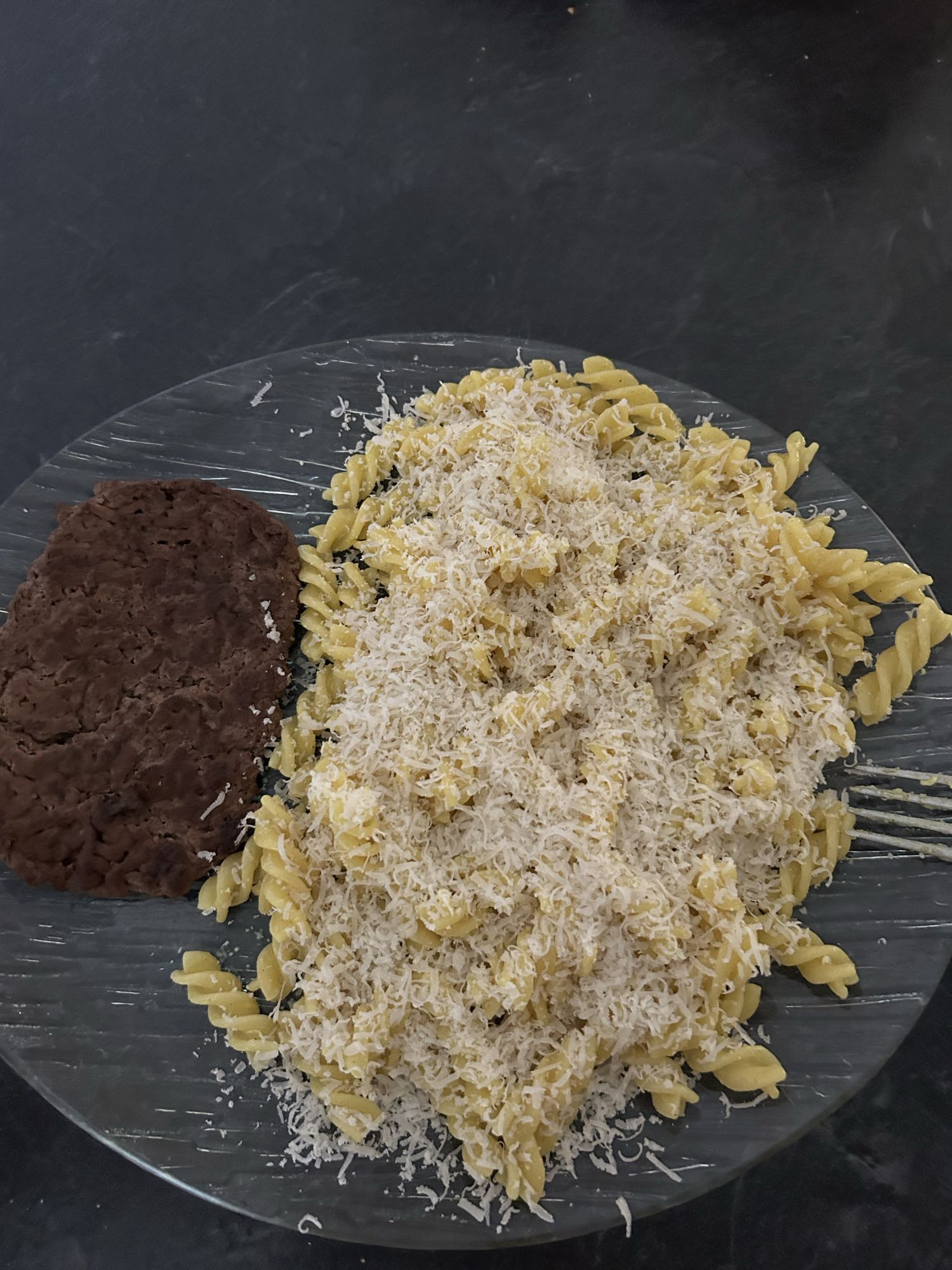 Pâtes au steak et fromage