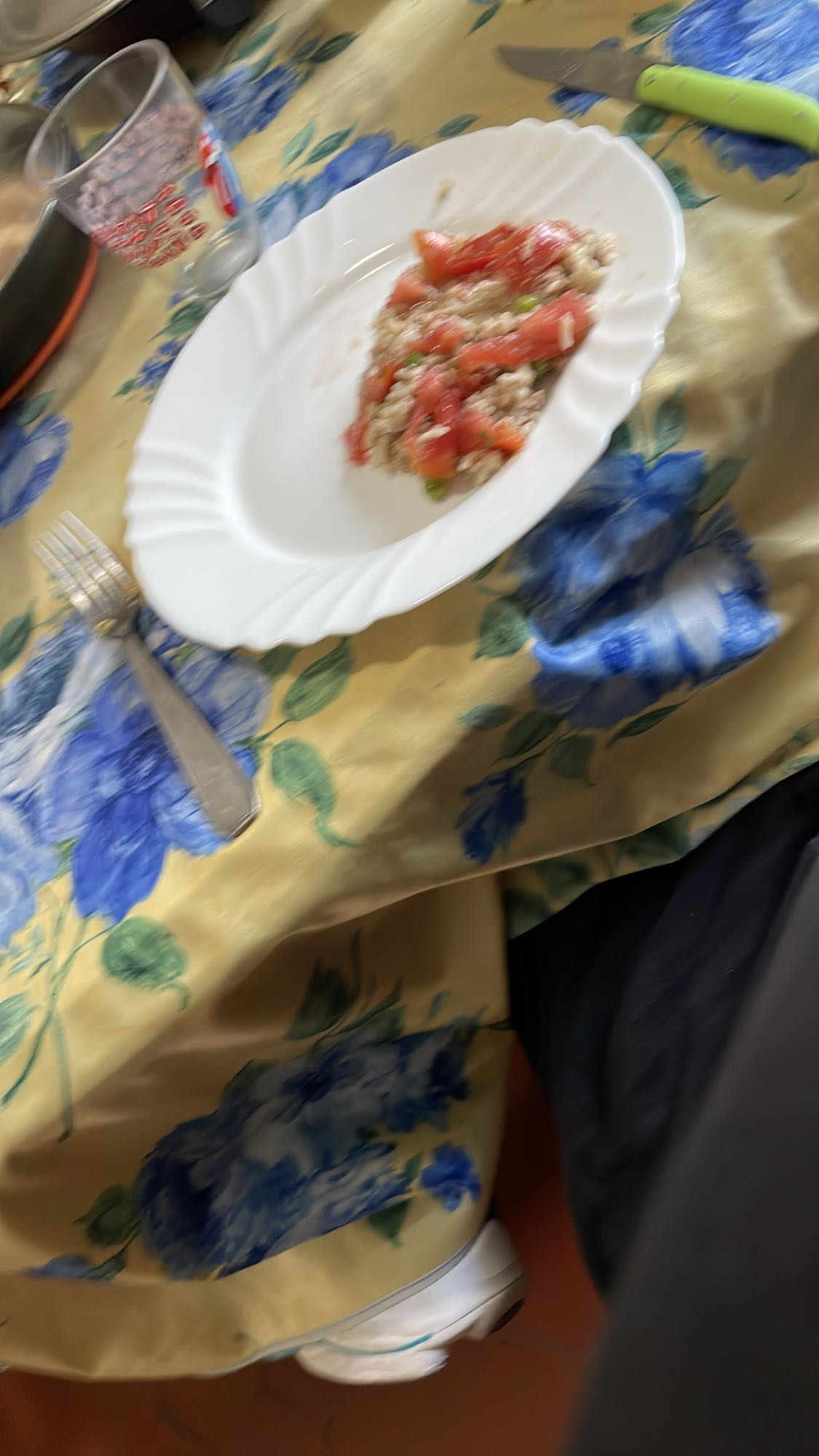 Riz aux légumes et tomates