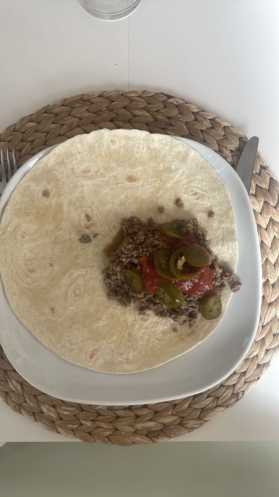 Nötköttstaco med jalapeño